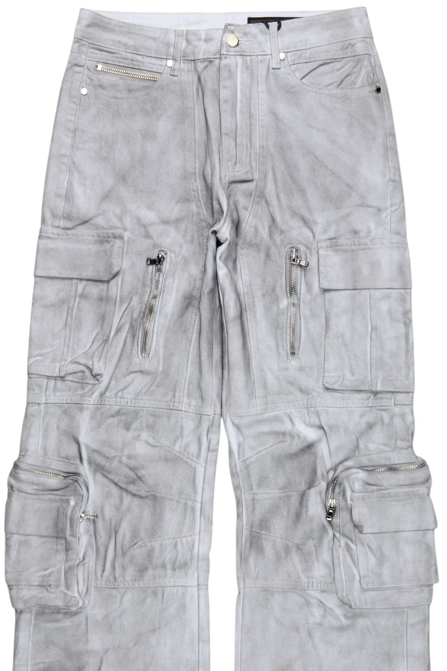 Ermis Dirty White Baggy Jeans