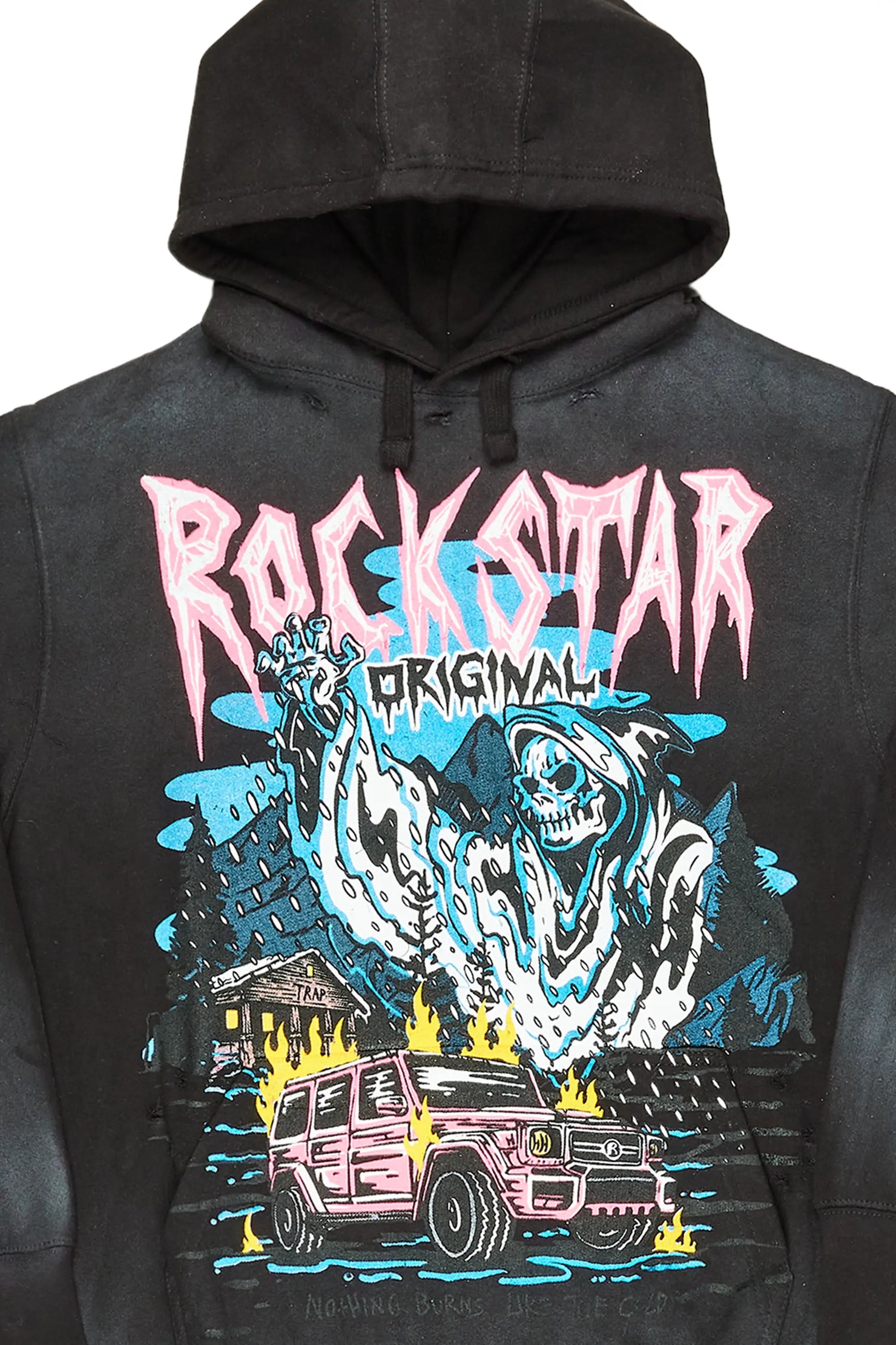 Kip Black Graphic Hoodie