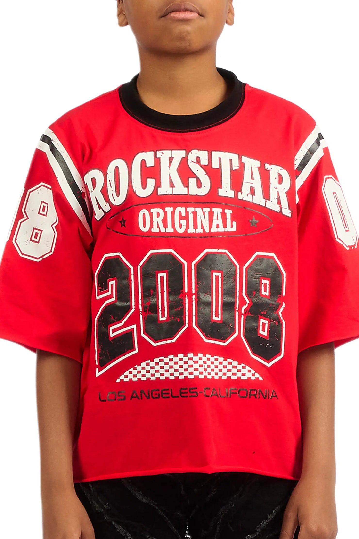 Boys Jaren Red Jersey Tee