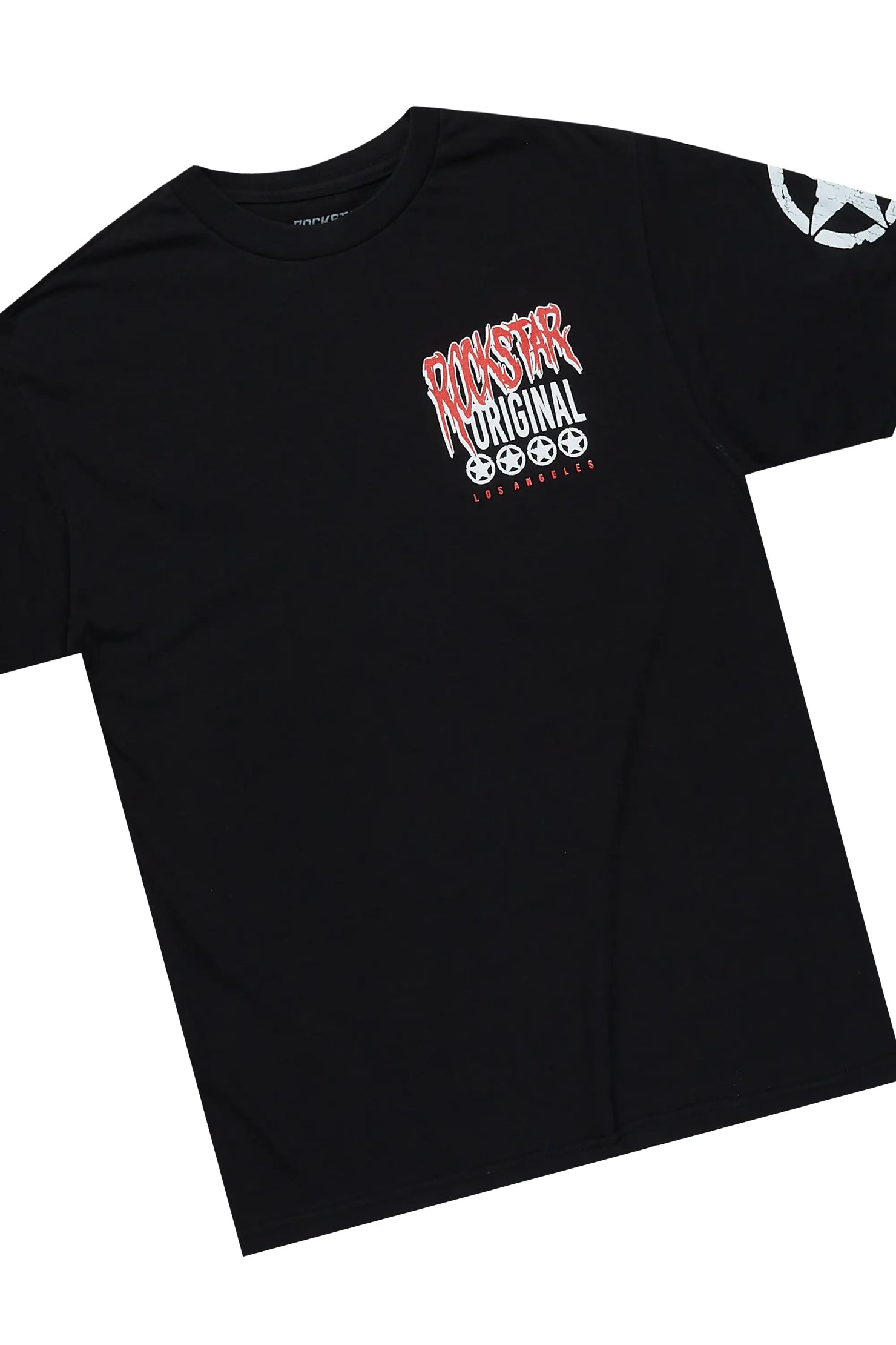 Wizzurd Black T-Shirt/Stacked Flare Cargo Jean Bundle