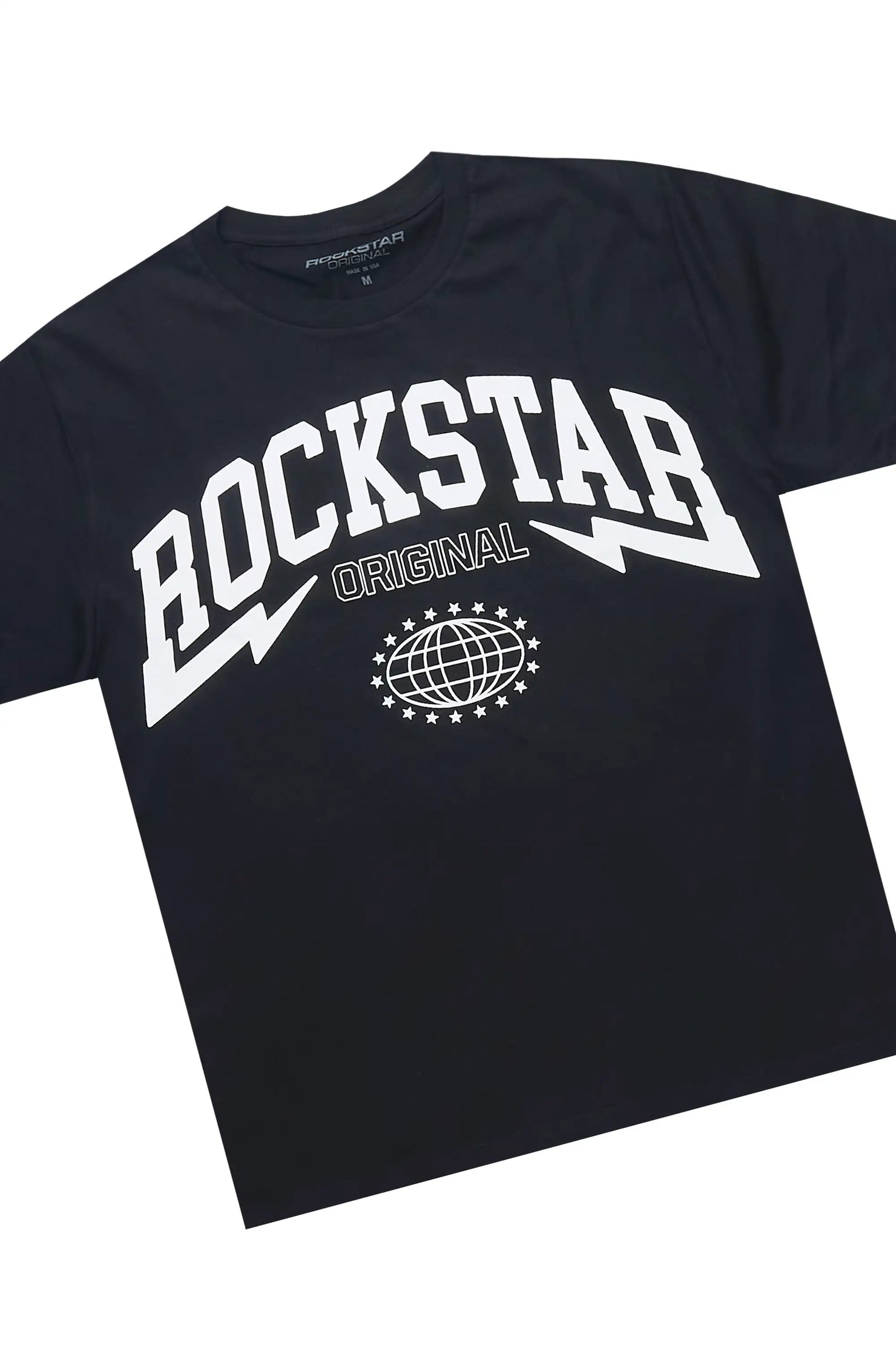 Stori Black/White T-Shirt/ Relaxed Track Set