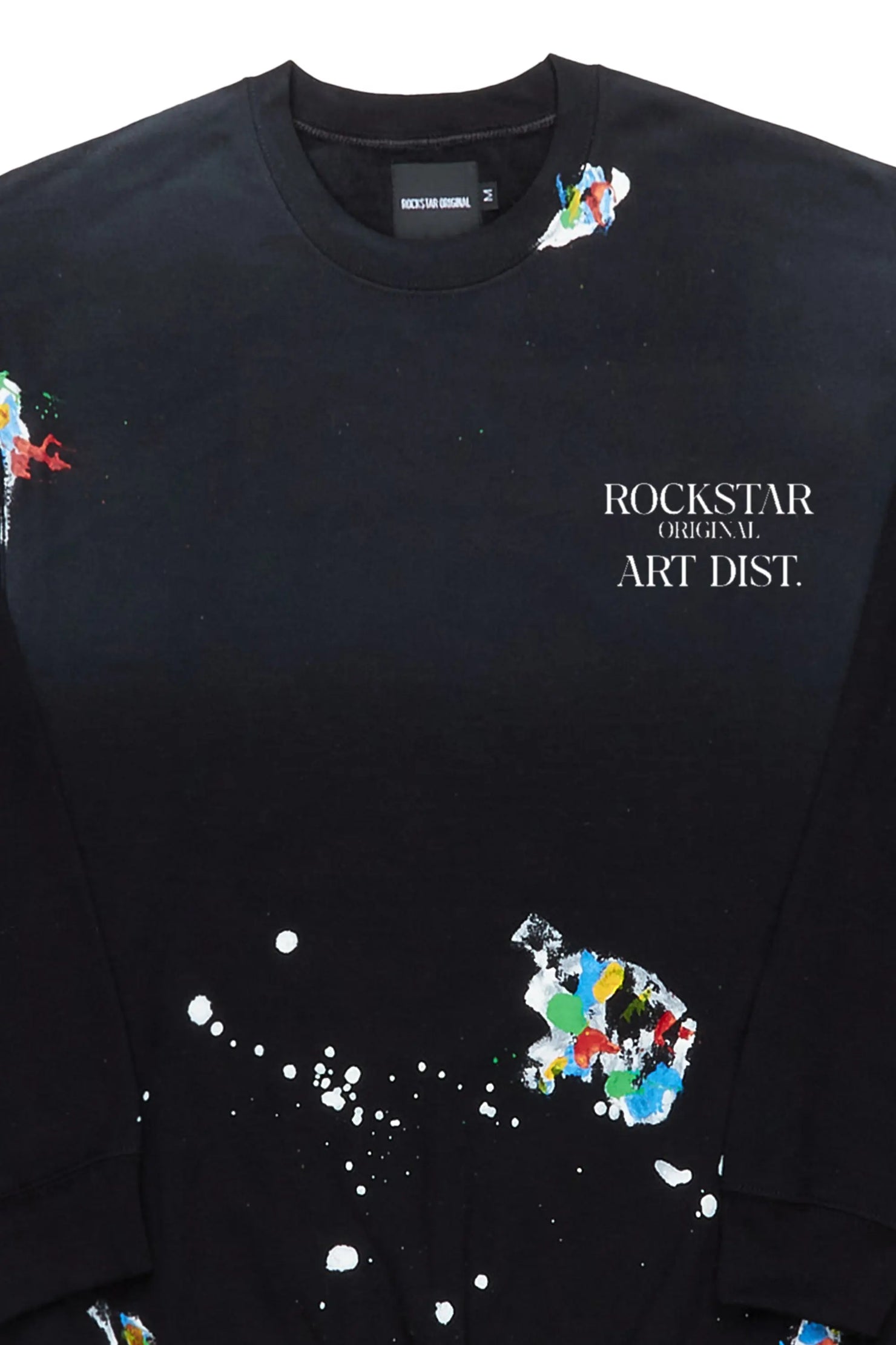 Rockstar Art Dist Black Crewneck