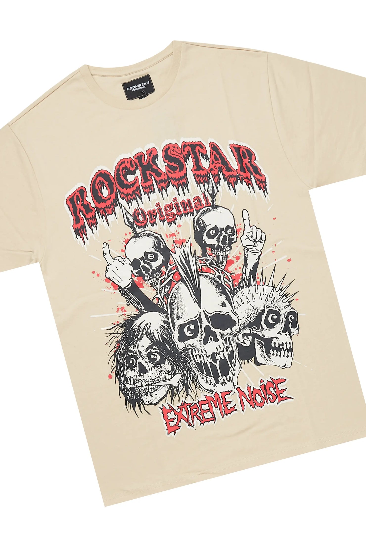 Tabor Beige T-Shirt/Short Set