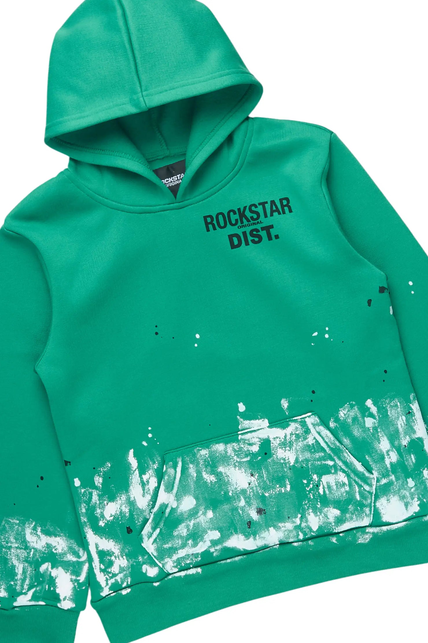 Boys Jaco Green Baggy Fit Pant Set