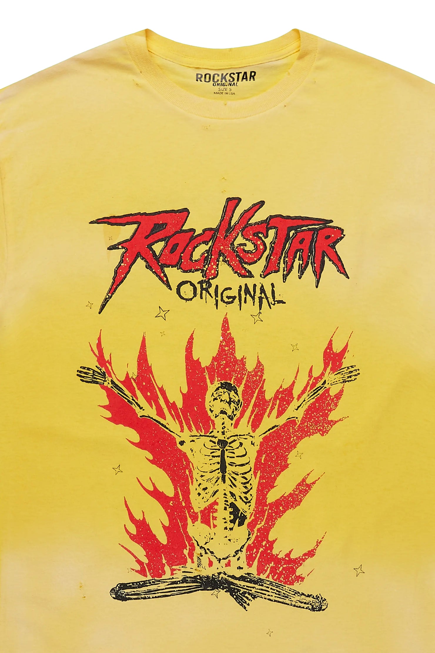 Gaston Yellow Graphic T-Shirt