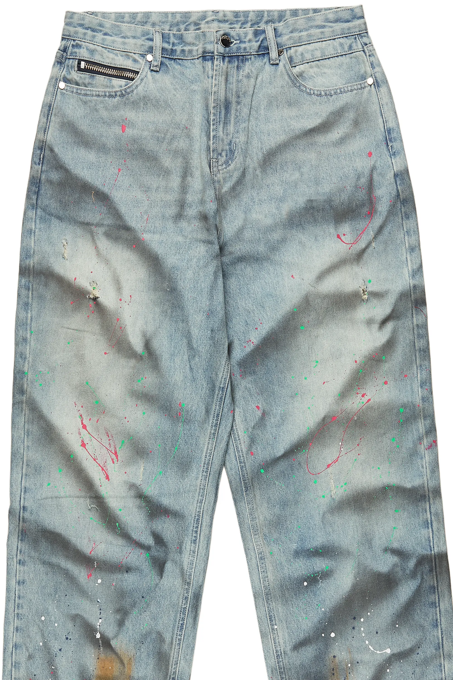 Yonah Blue Baggy Fit Jean