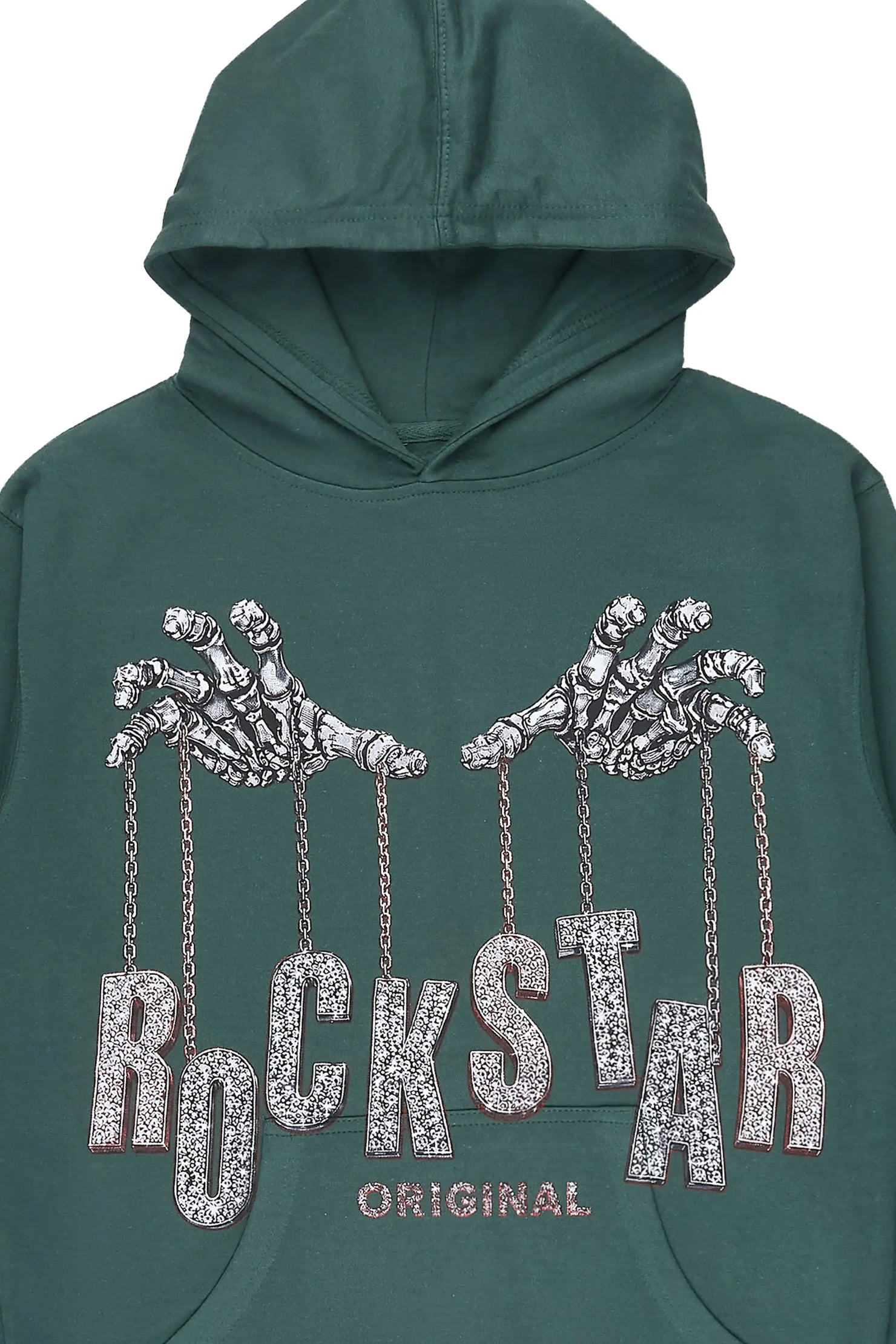 Boys Hicks Alpine Green Graphic Hoodie