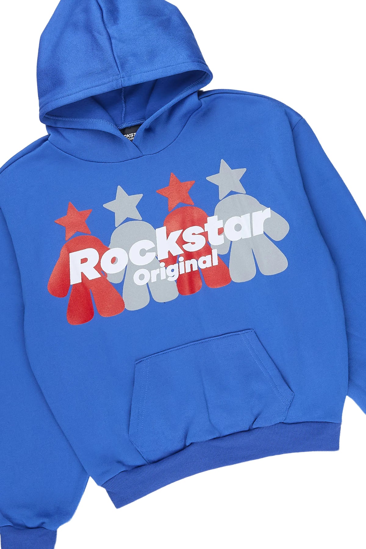 Boys Villano Royal Blue Stacked Hoodie Track Set