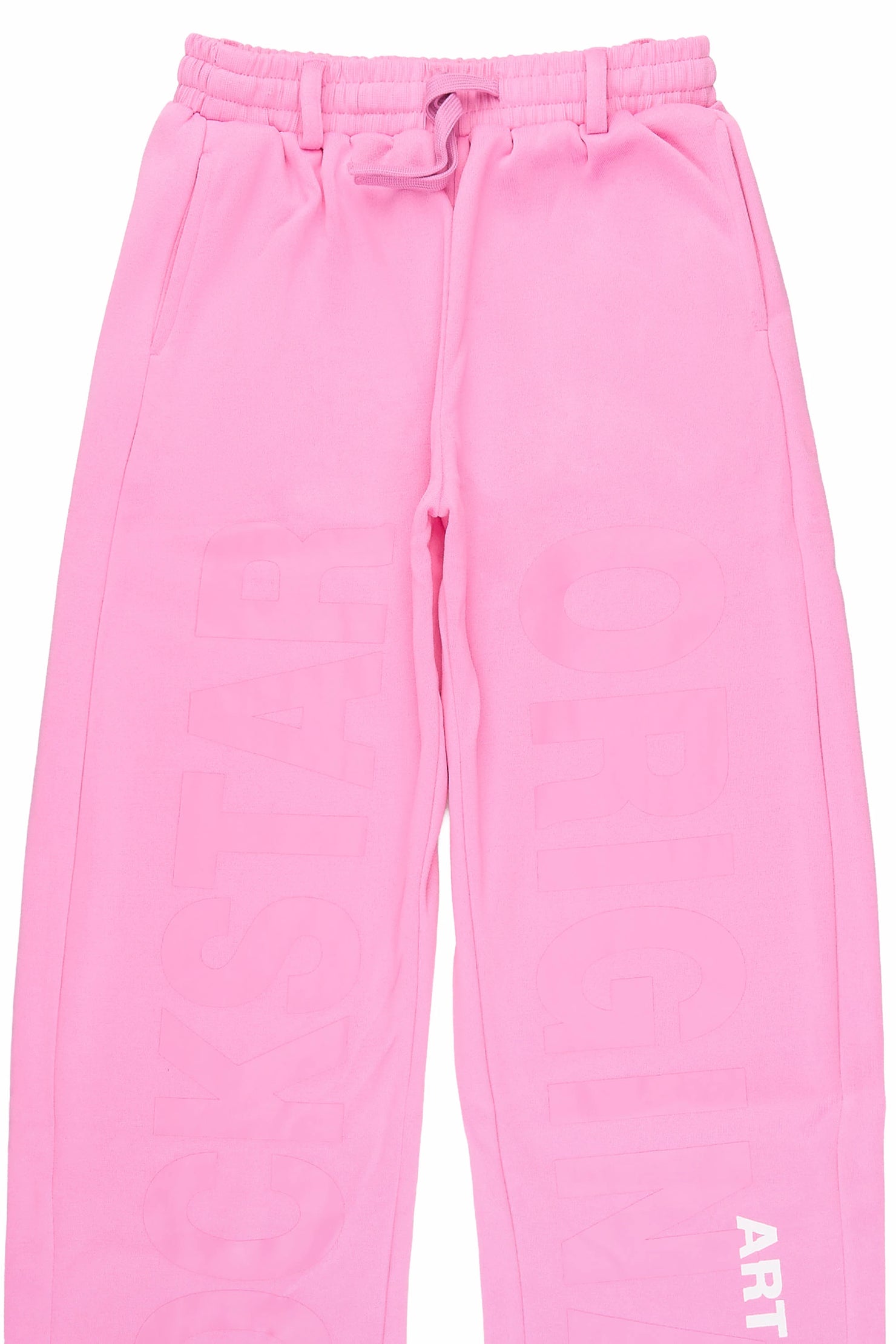 Girls Stachia Pink Super Baggy Track Pant