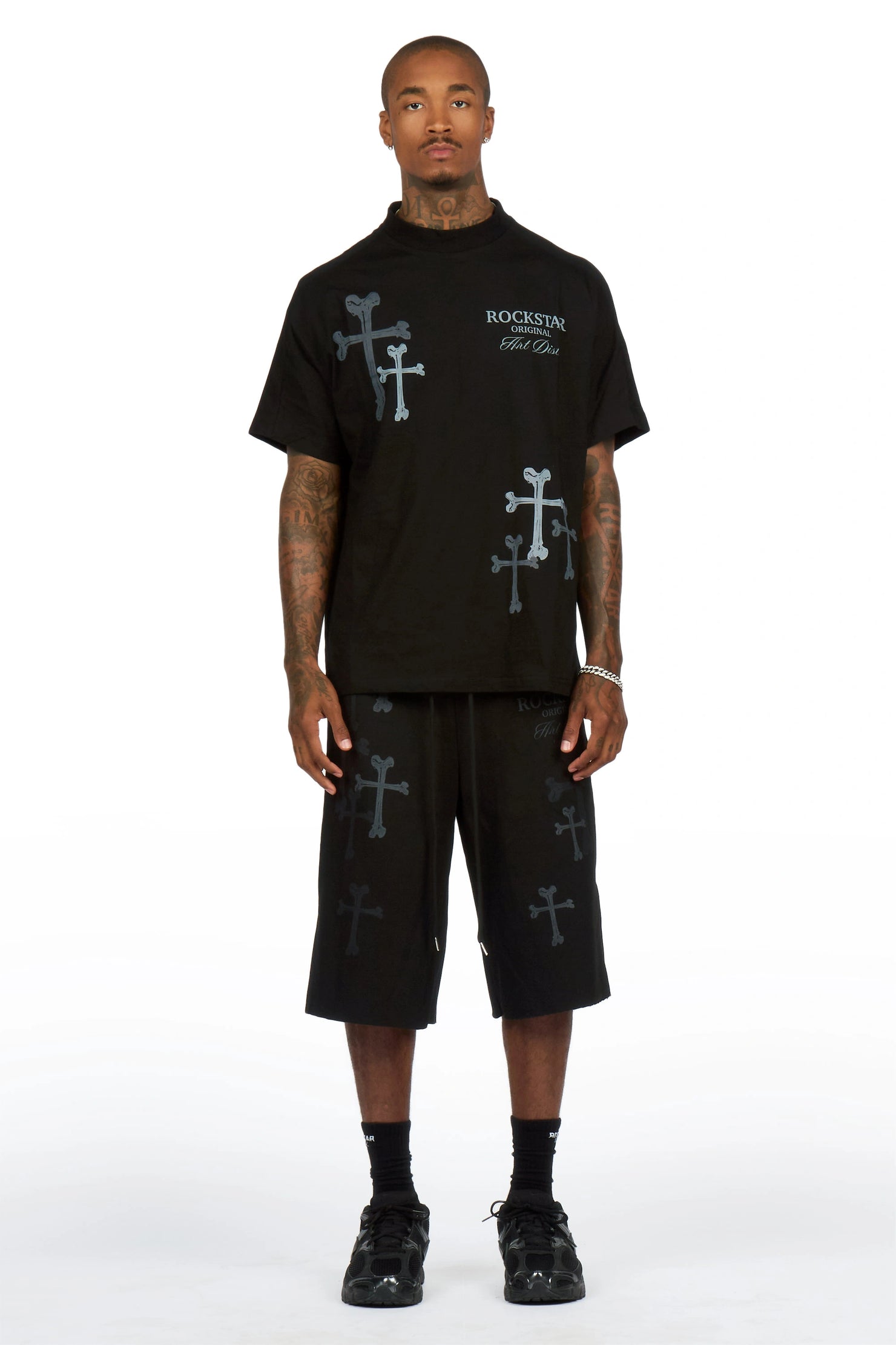 Roddy Black T-Shirt/ Short Set