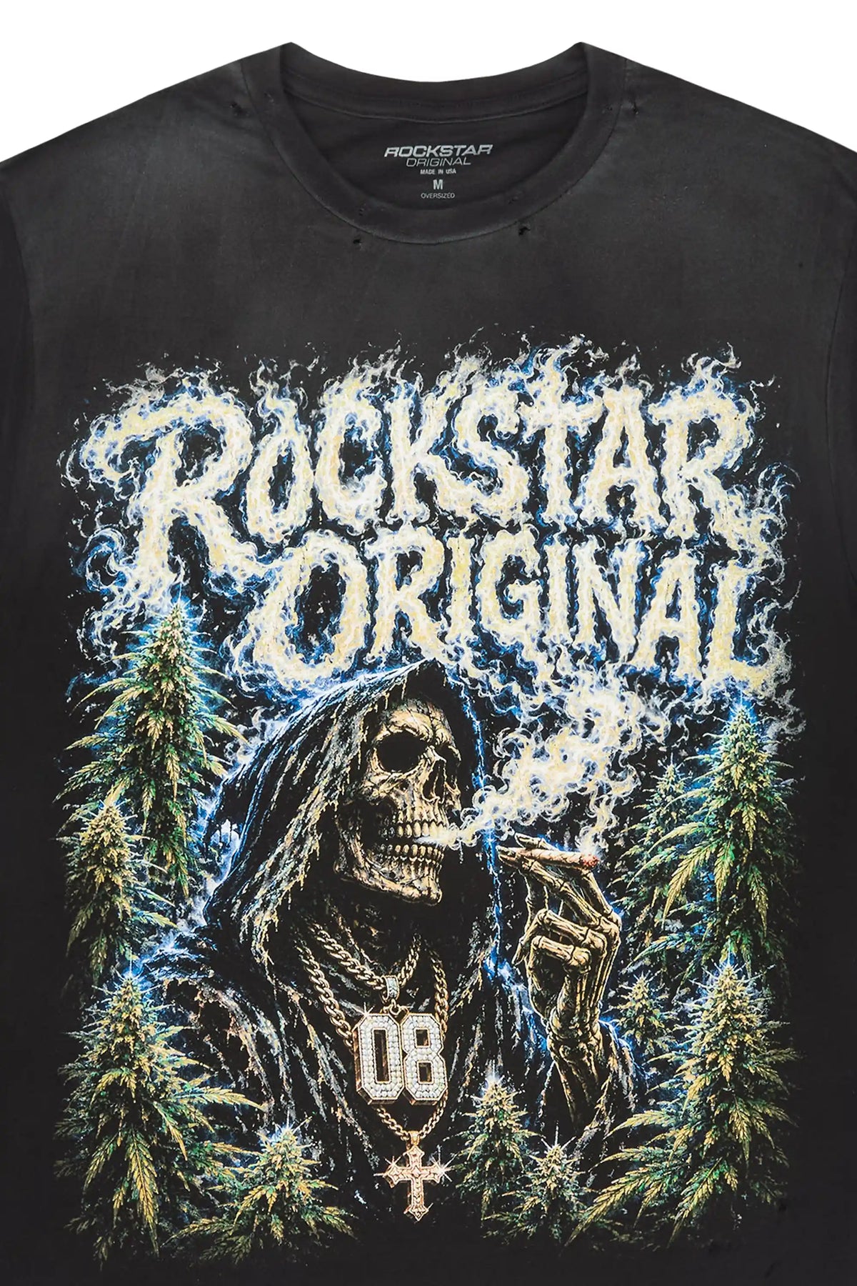 Madden Black Oversized Graphic T-Shirt