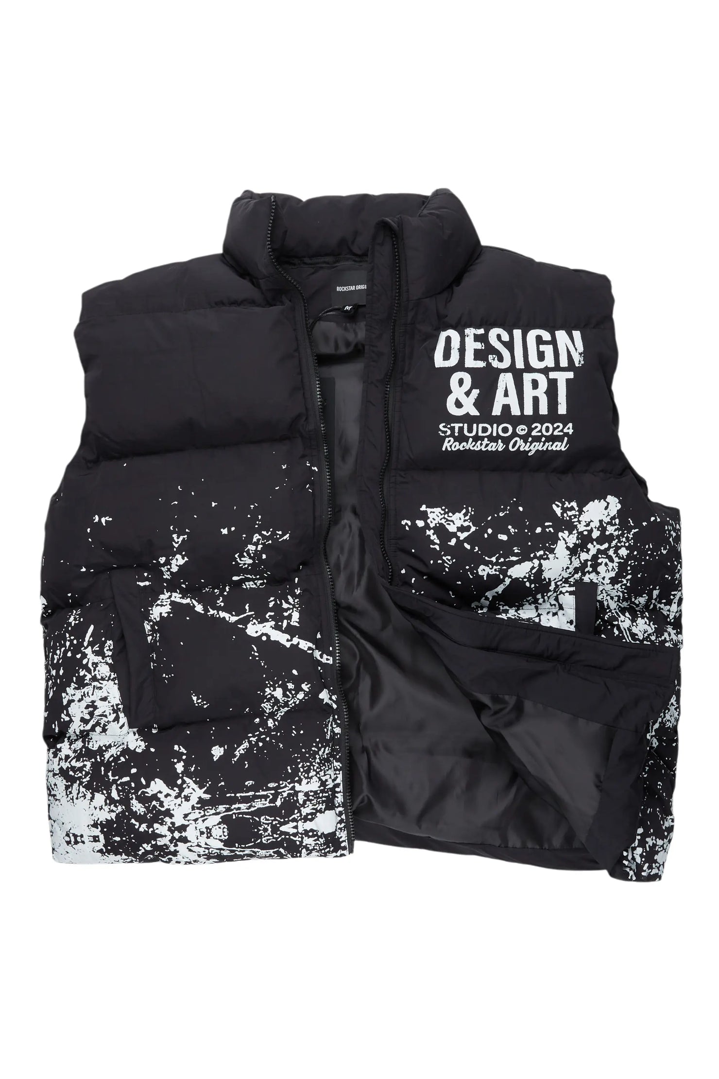 Lamanda Black Puffer Vest