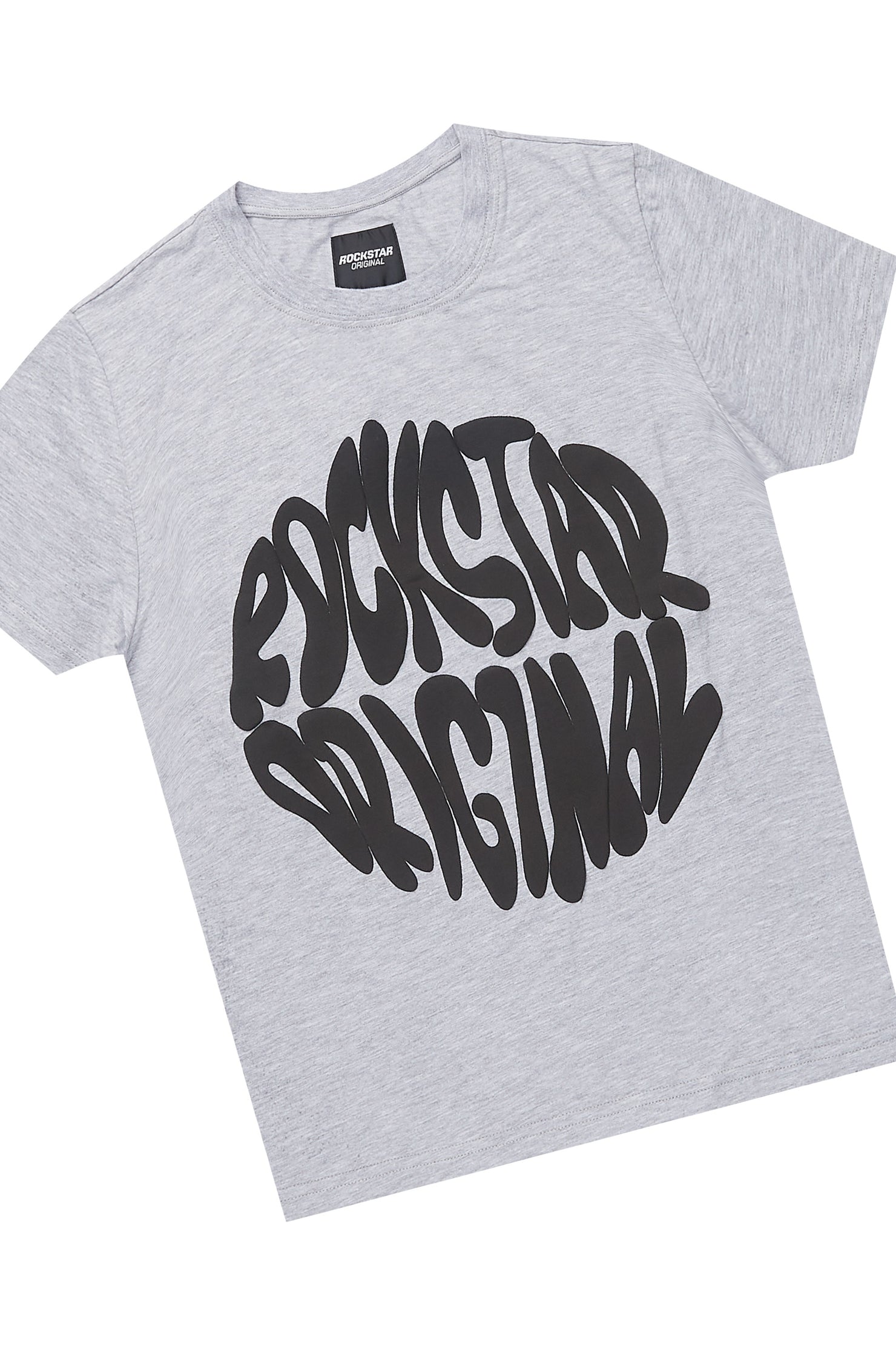 Boys Thierry Heather Grey T-Shirt/Short Set