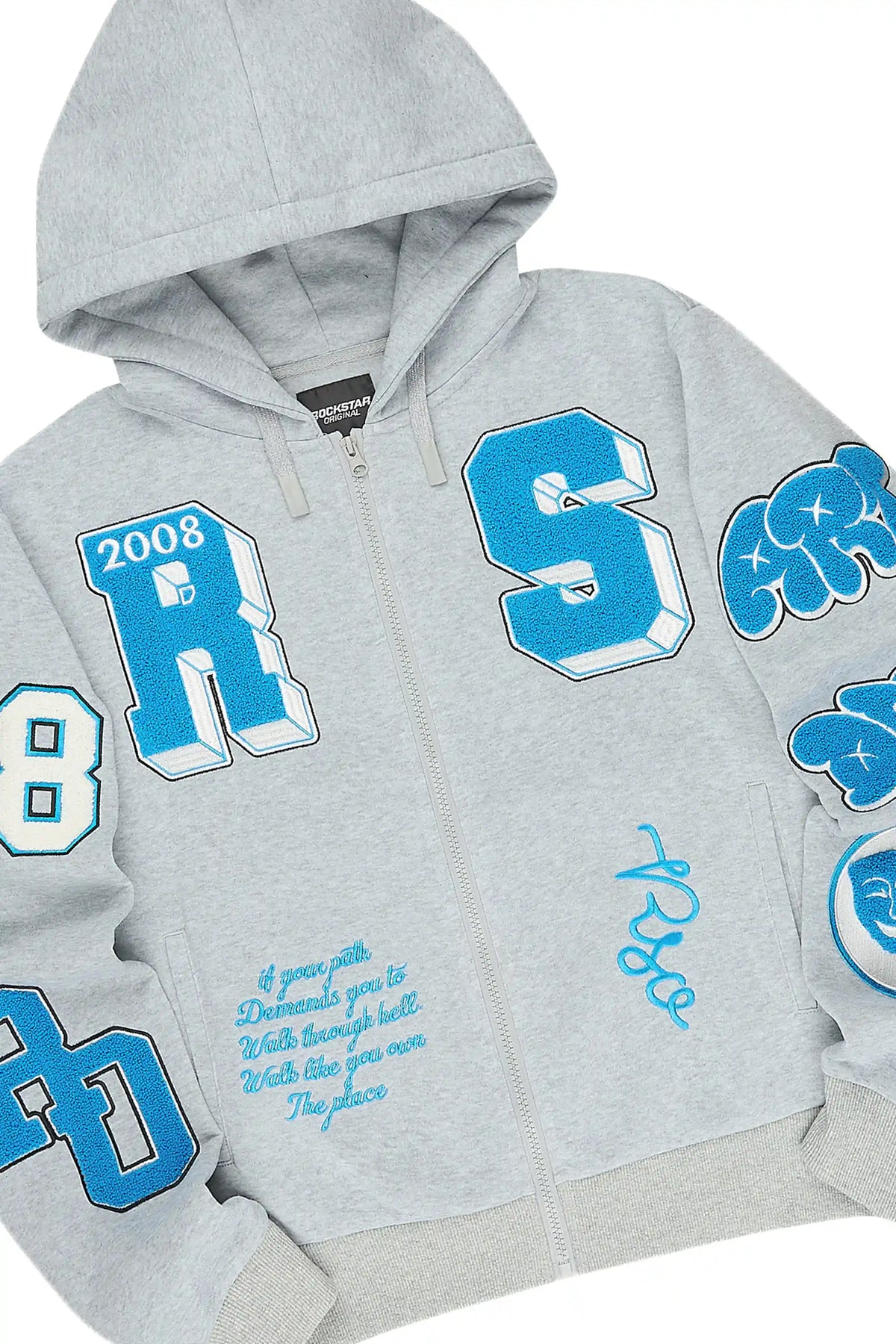 Leslee Heather Grey Super Stacked Trackset