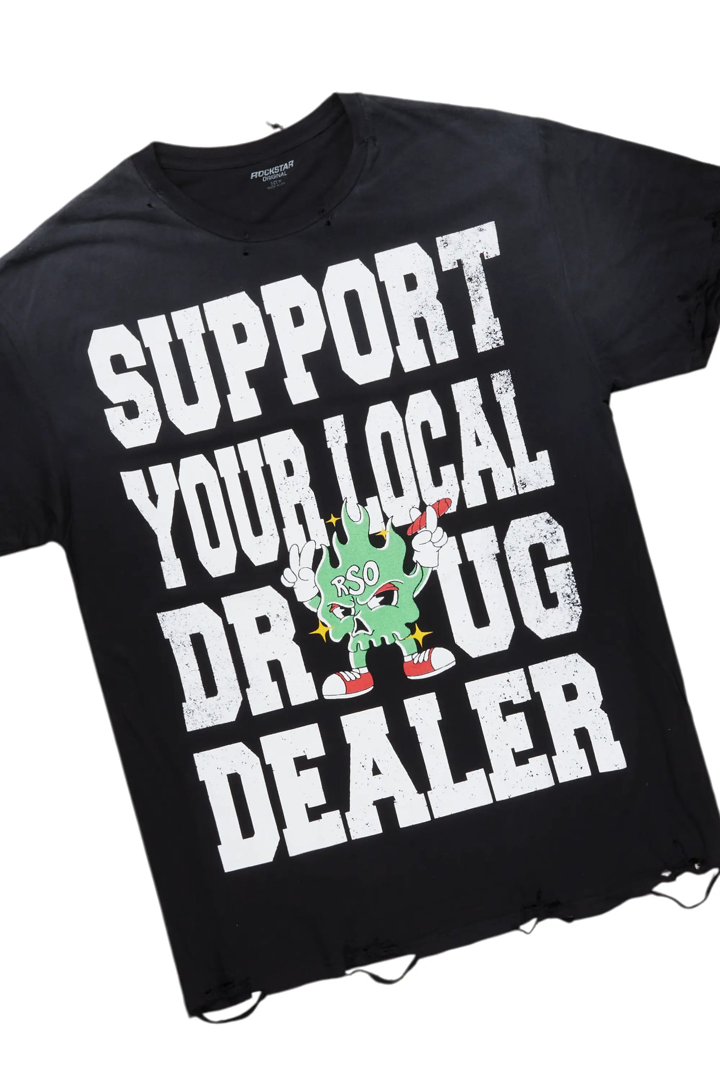 Tarl Black T-Shirt/Stacked Flare Jean Bundle