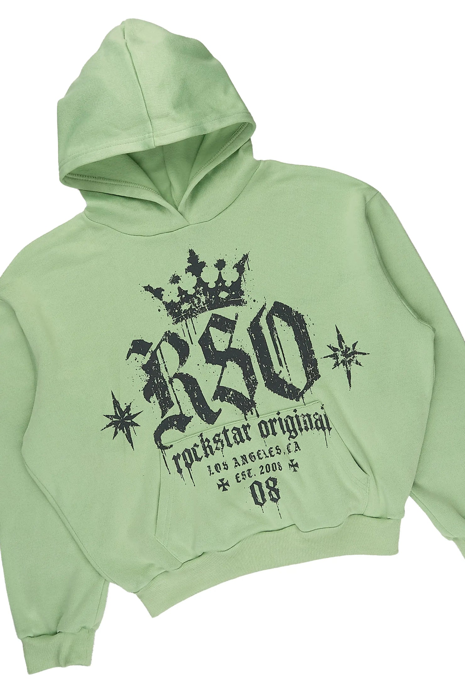 Girls Cicatrix Light Sage Hoodie Track Set