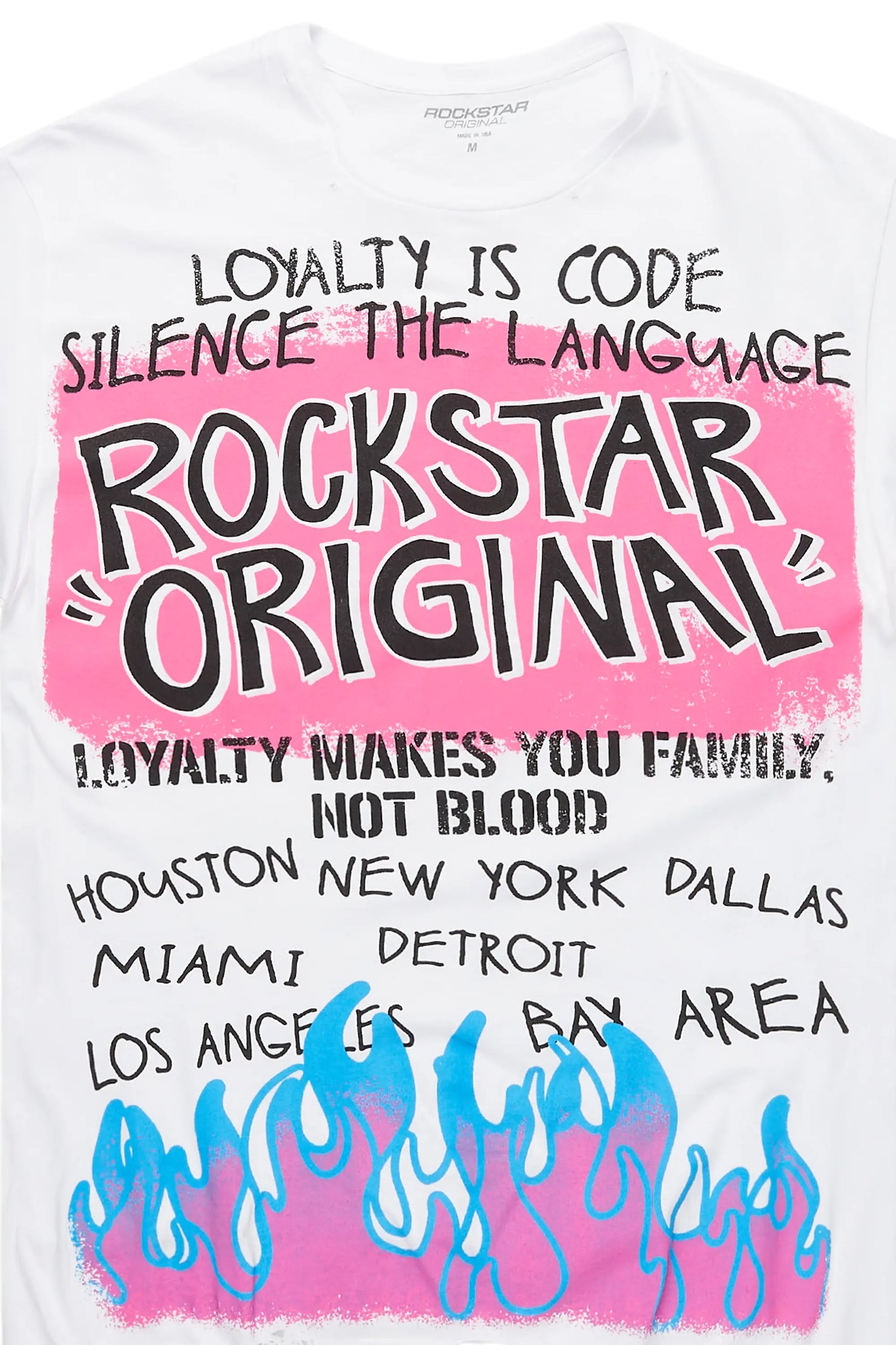 Beno White Oversized Graphic T-Shirt