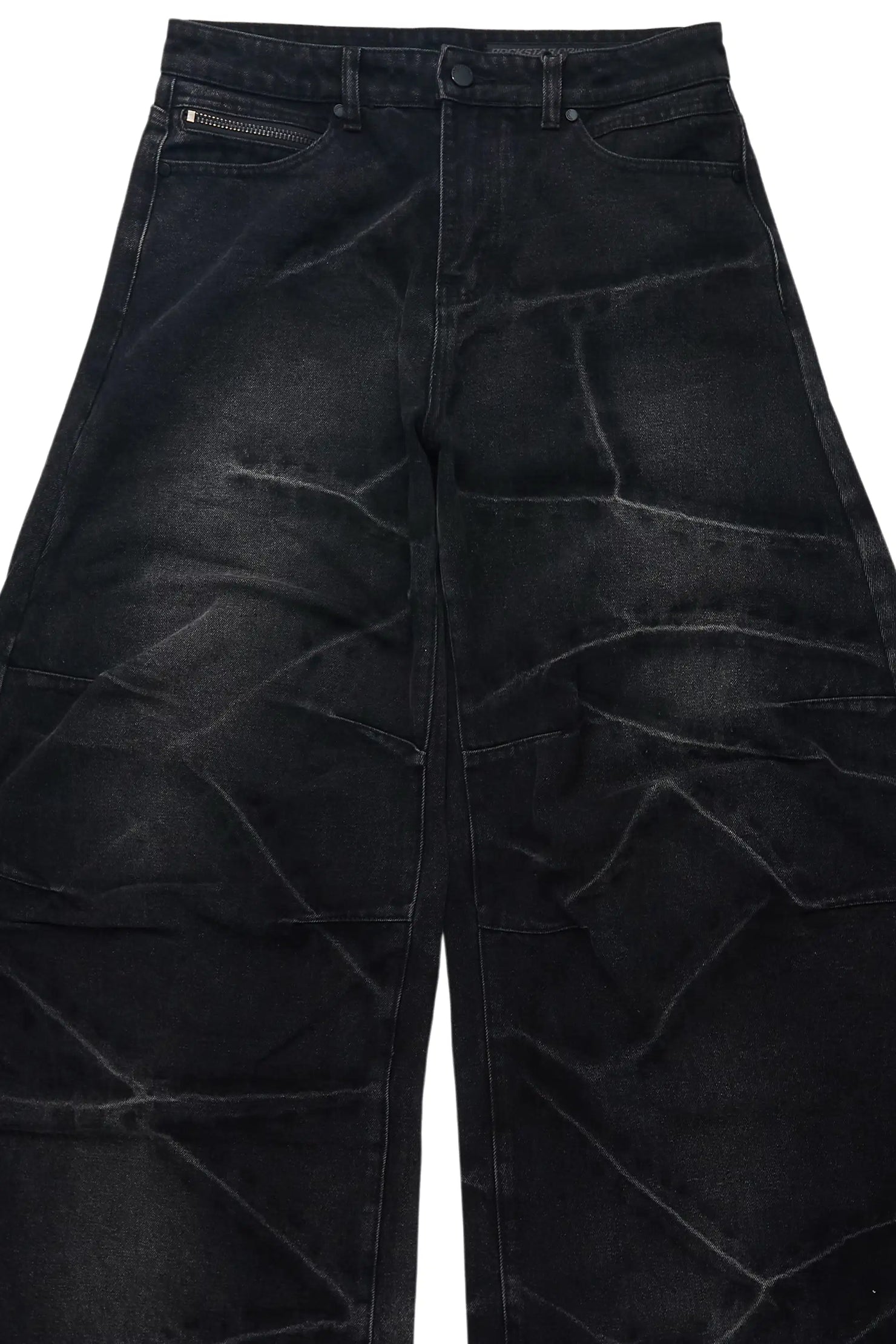 Harlem Dark Grey Barrel Fit Jean