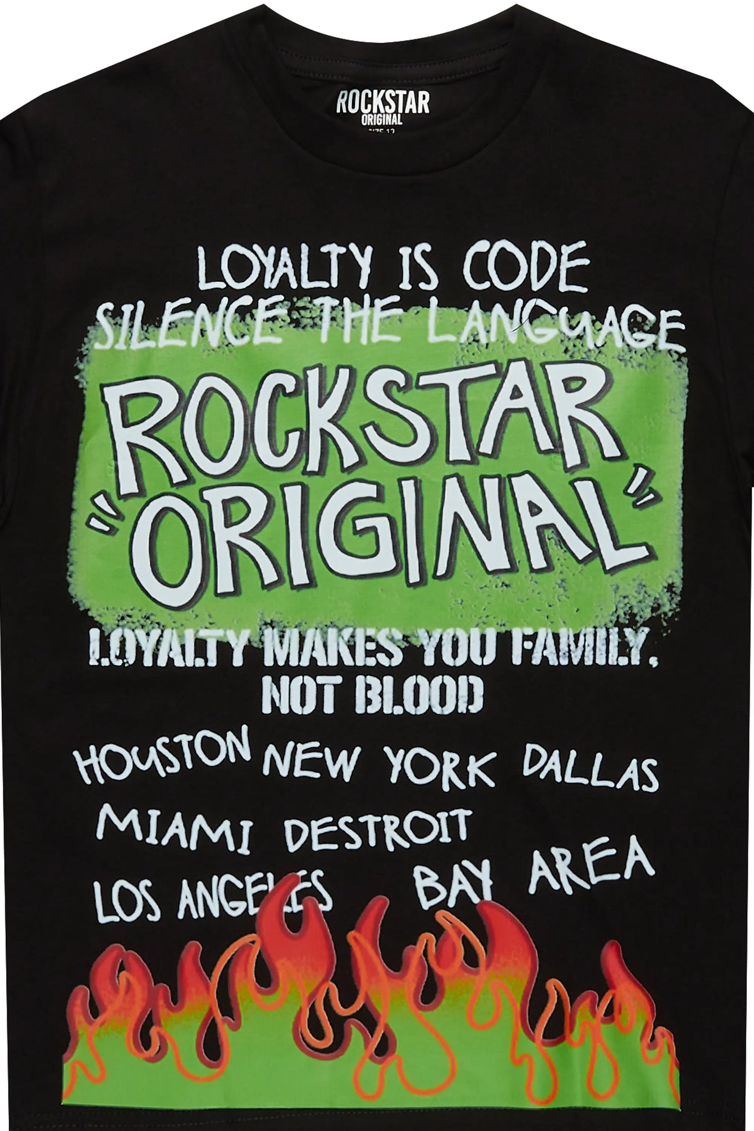 Boys Beno Black Graphic T-Shirt