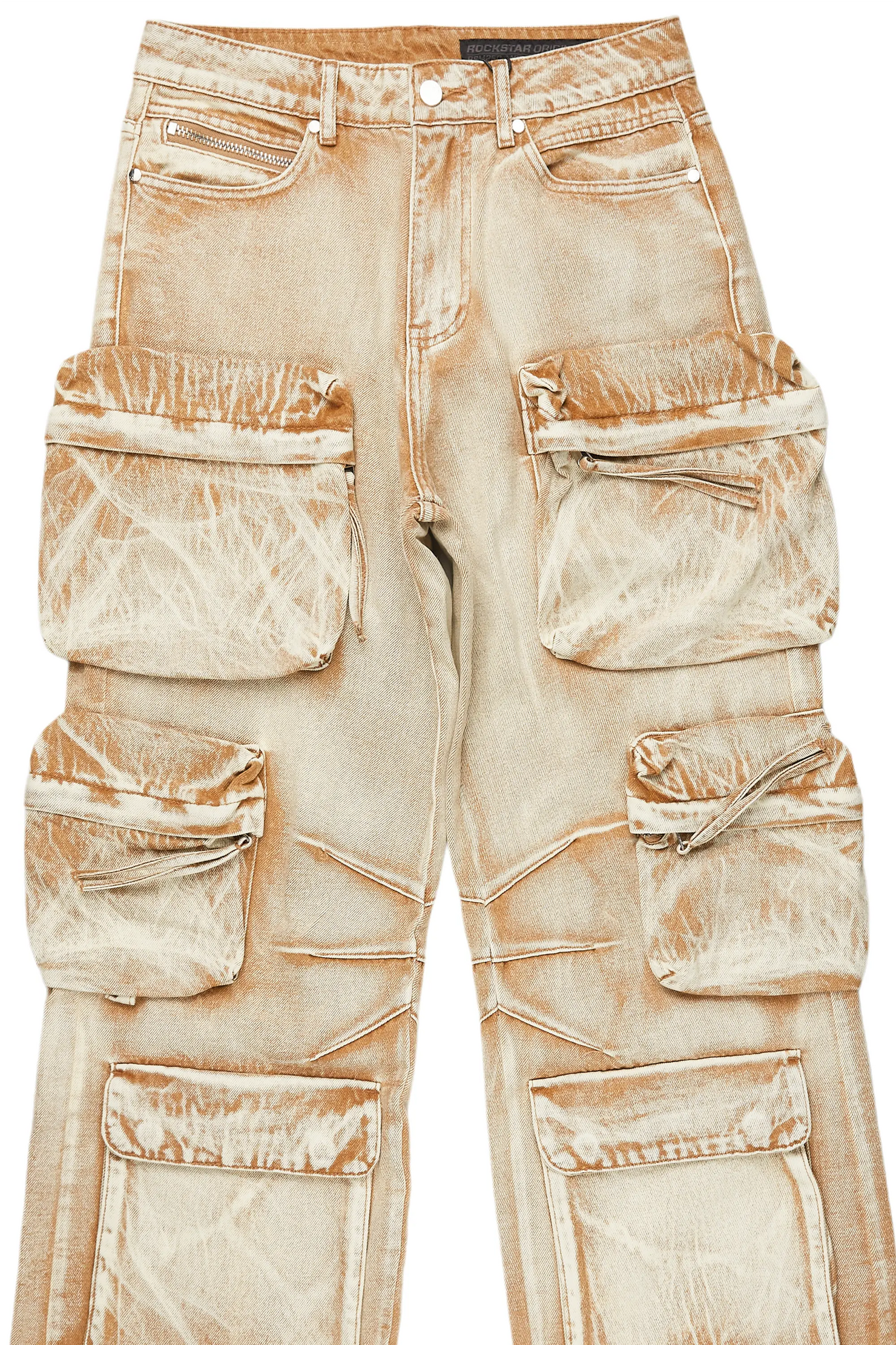 Lenz Beige Baggy Fit Jean