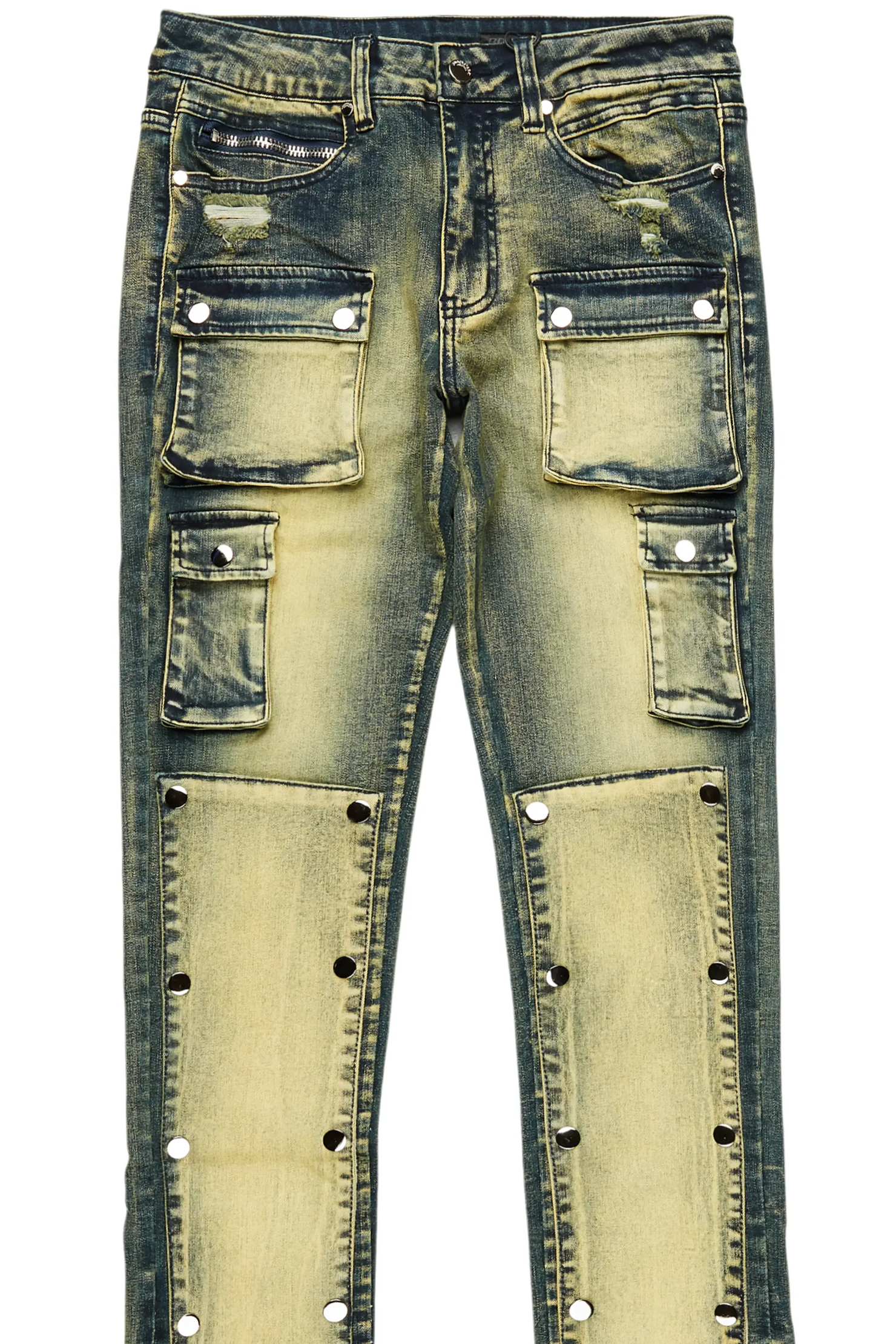 Santana Tint Wash Stacked Flare Jean