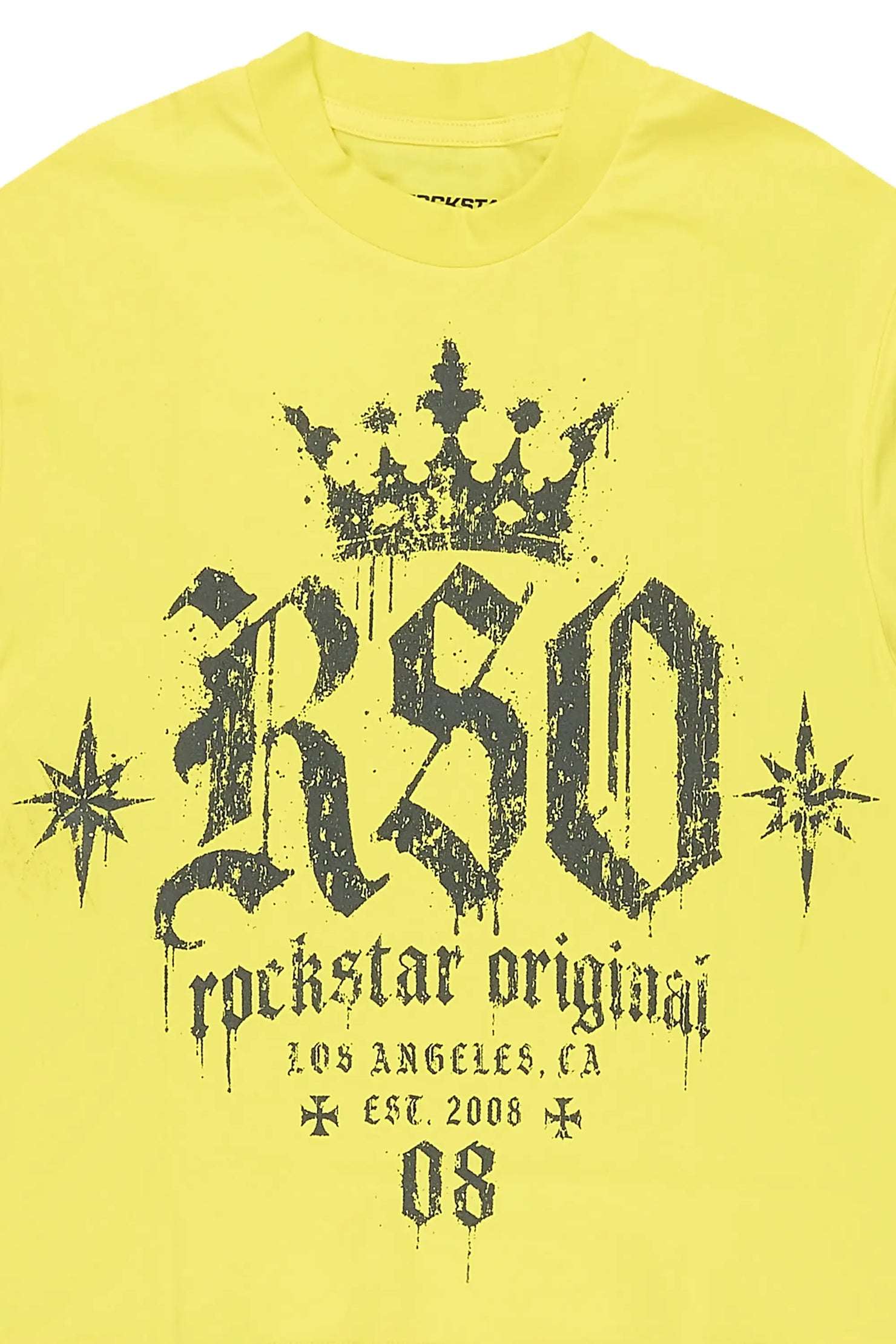 Girls Cicatrix Yellow Graphic T-Shirt
