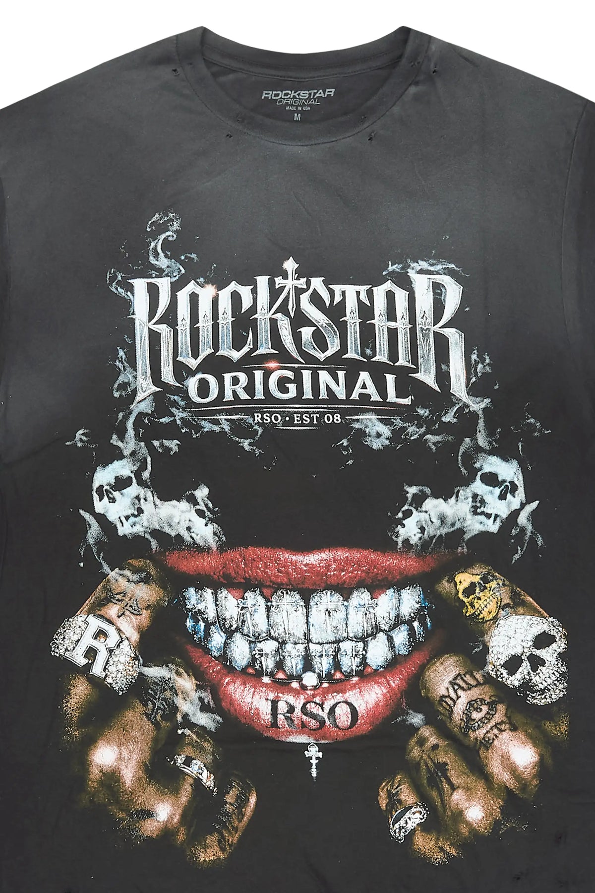 Foster Black Oversized Graphic T-Shirt