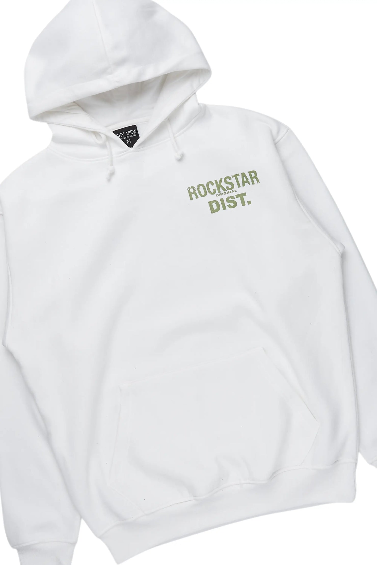 Lake White/Green Hoodie & Shake Sacked Flare Jean Bundle