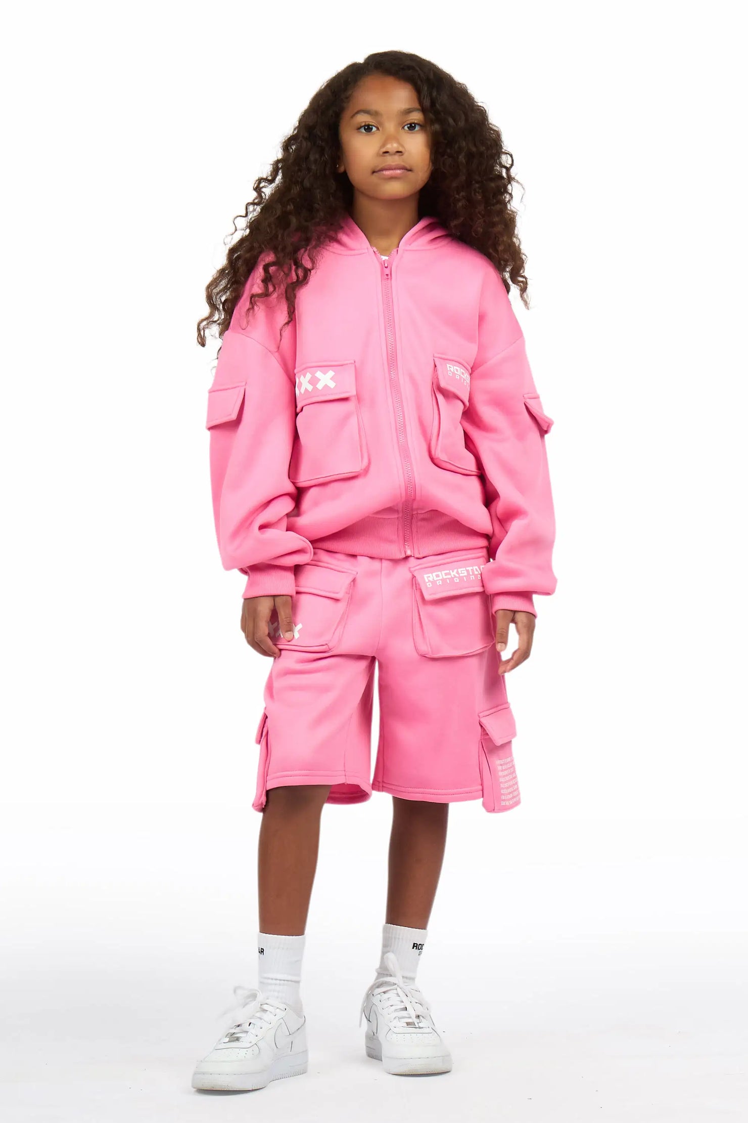 Girls Natanya Bubble Gum Short Set