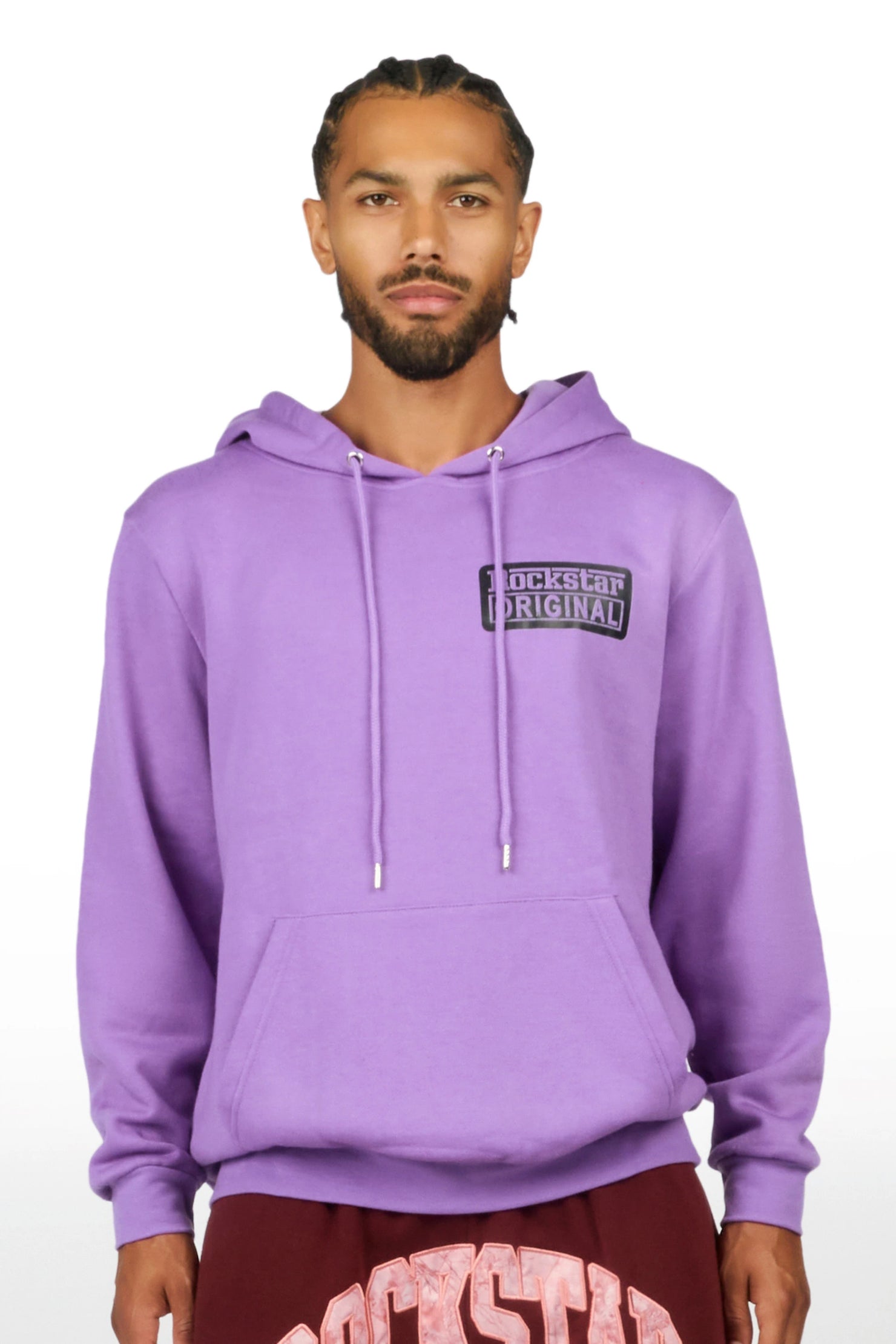 Kaden Purple Graphic Hoodie