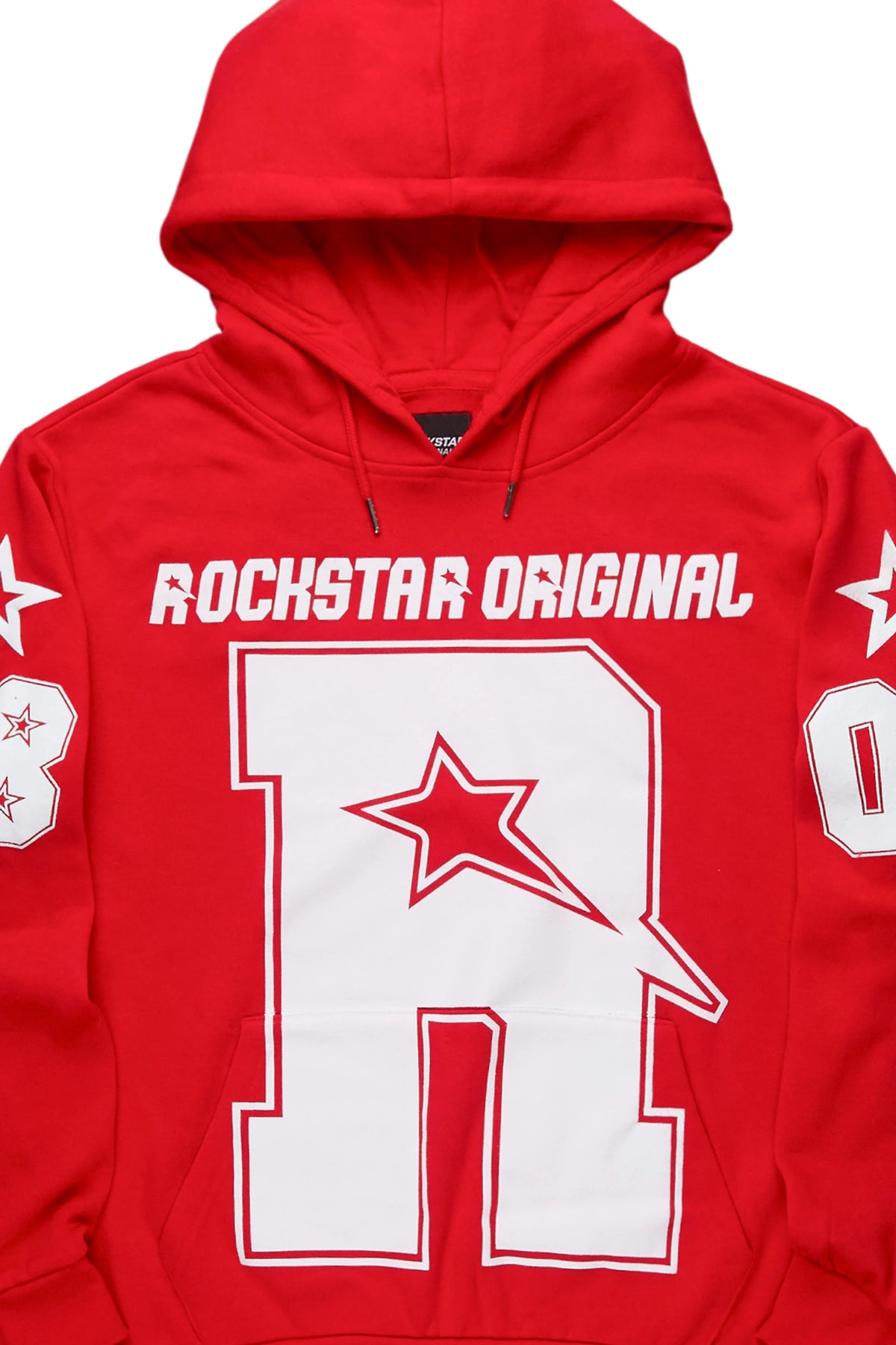 Skender Red/White Graphic Hoodie