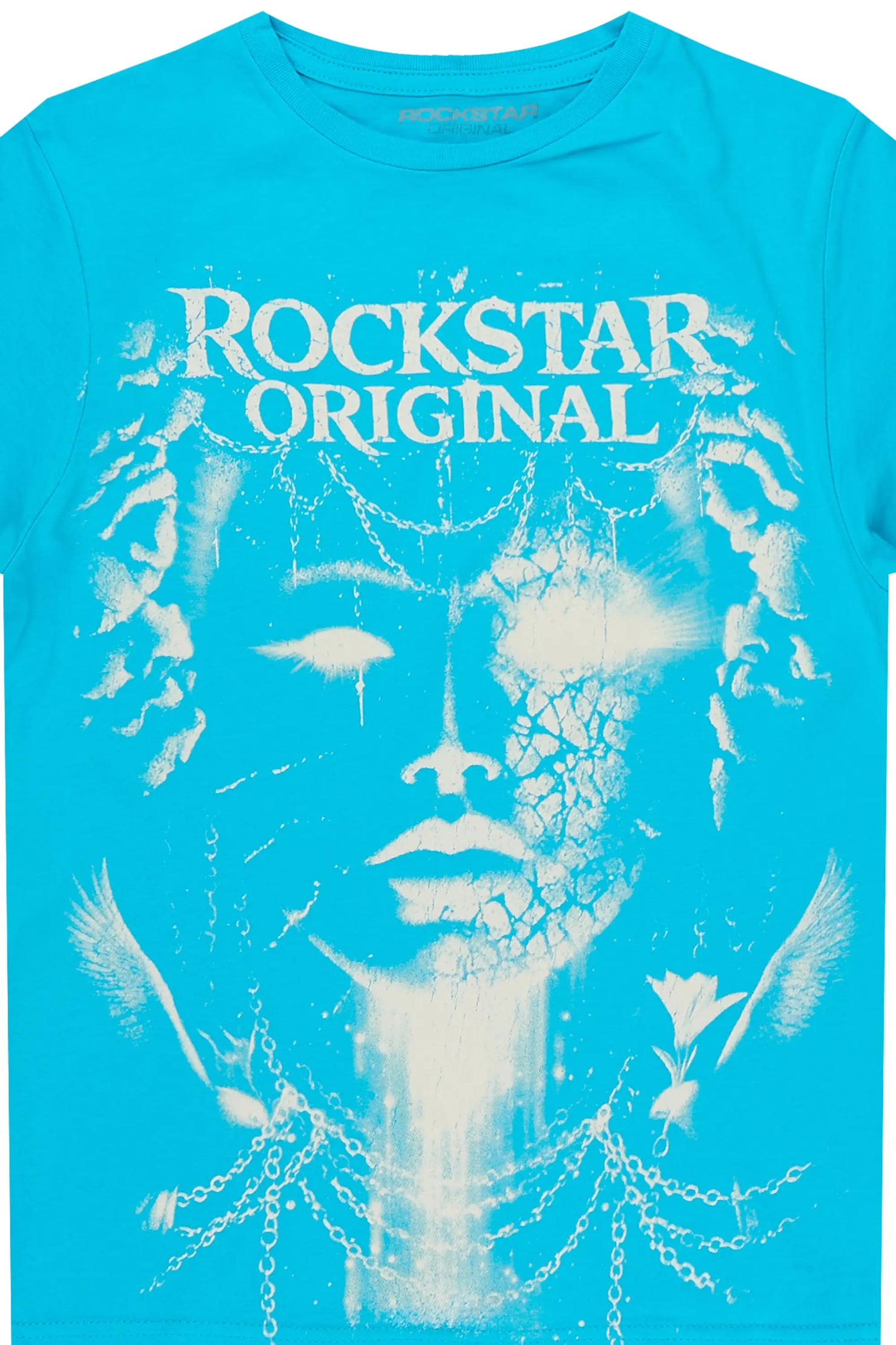 Girls Kairose Turquoise/Creme Graphic T-Shirt