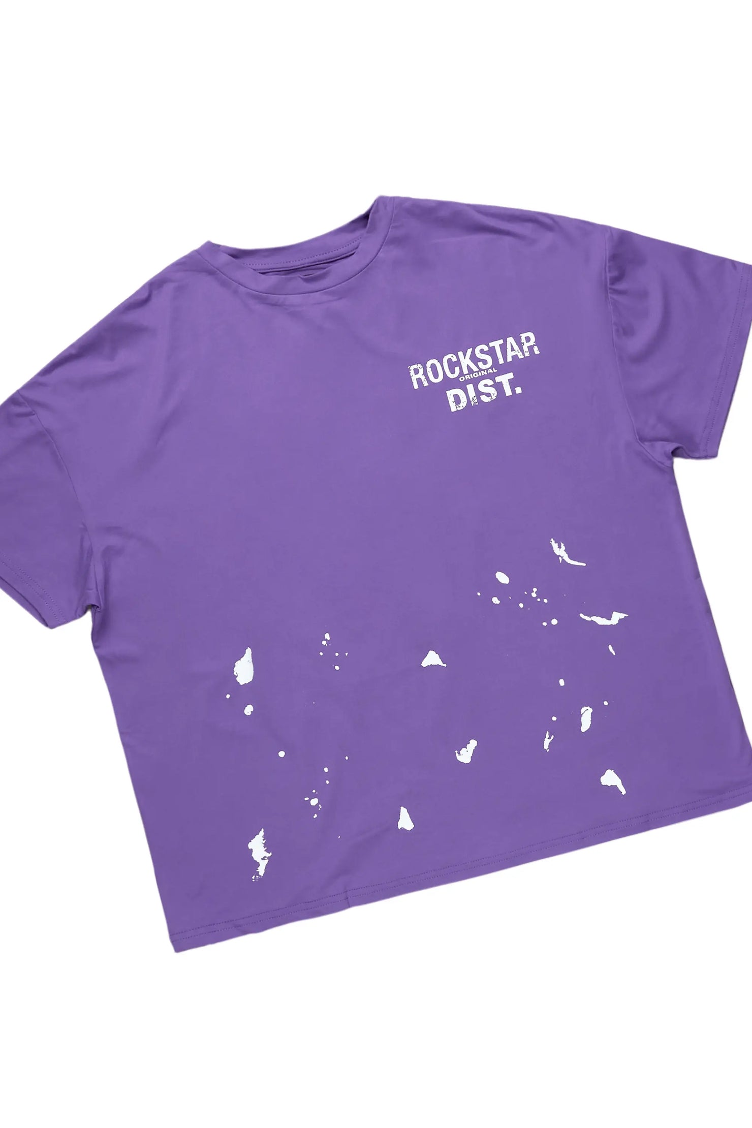 Living For It Purple Bike Short Set