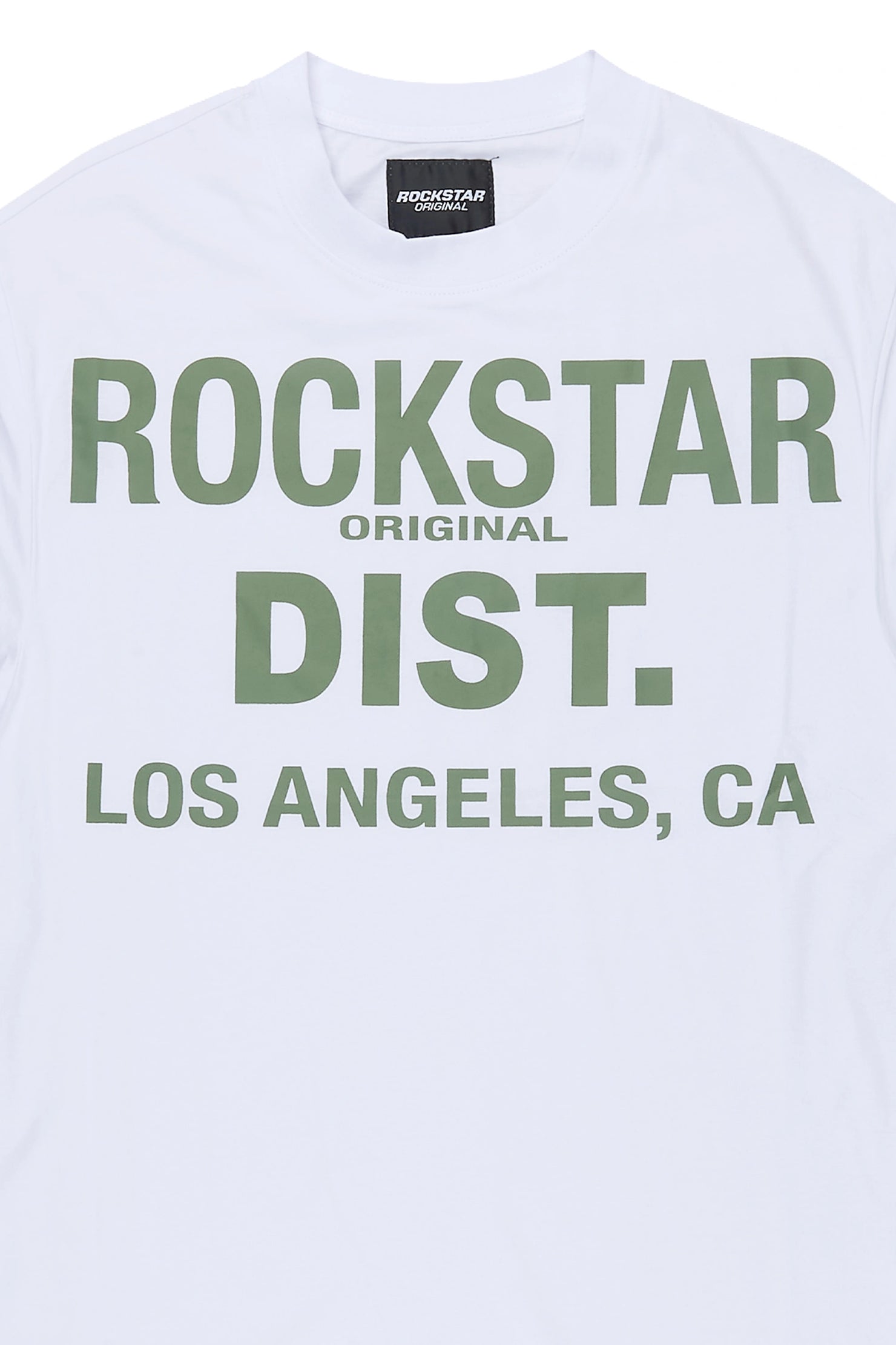 Boys Sevyn White/Green Oversized T-Shirt