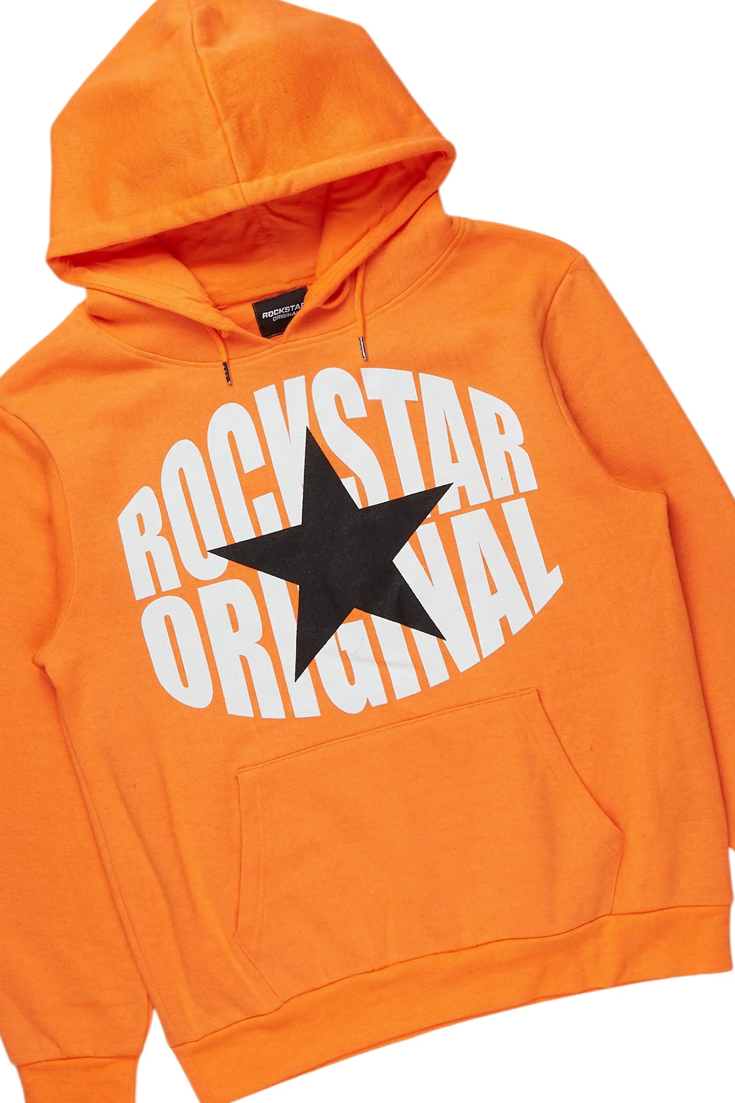 States Orange Hoodie Stacked Flare Track Set