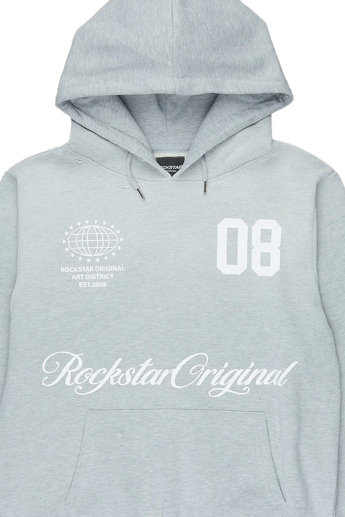 Posca Heather Grey Graphic Hoodie