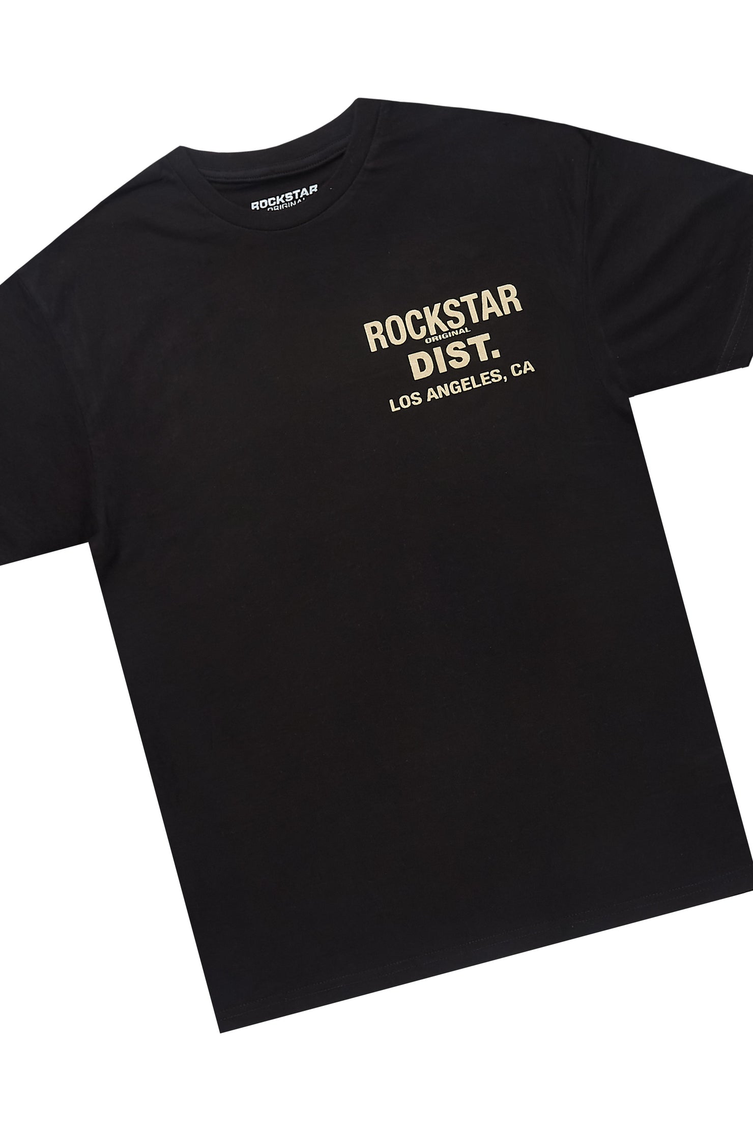 Missy Black/Beige T-Shirt Short Set