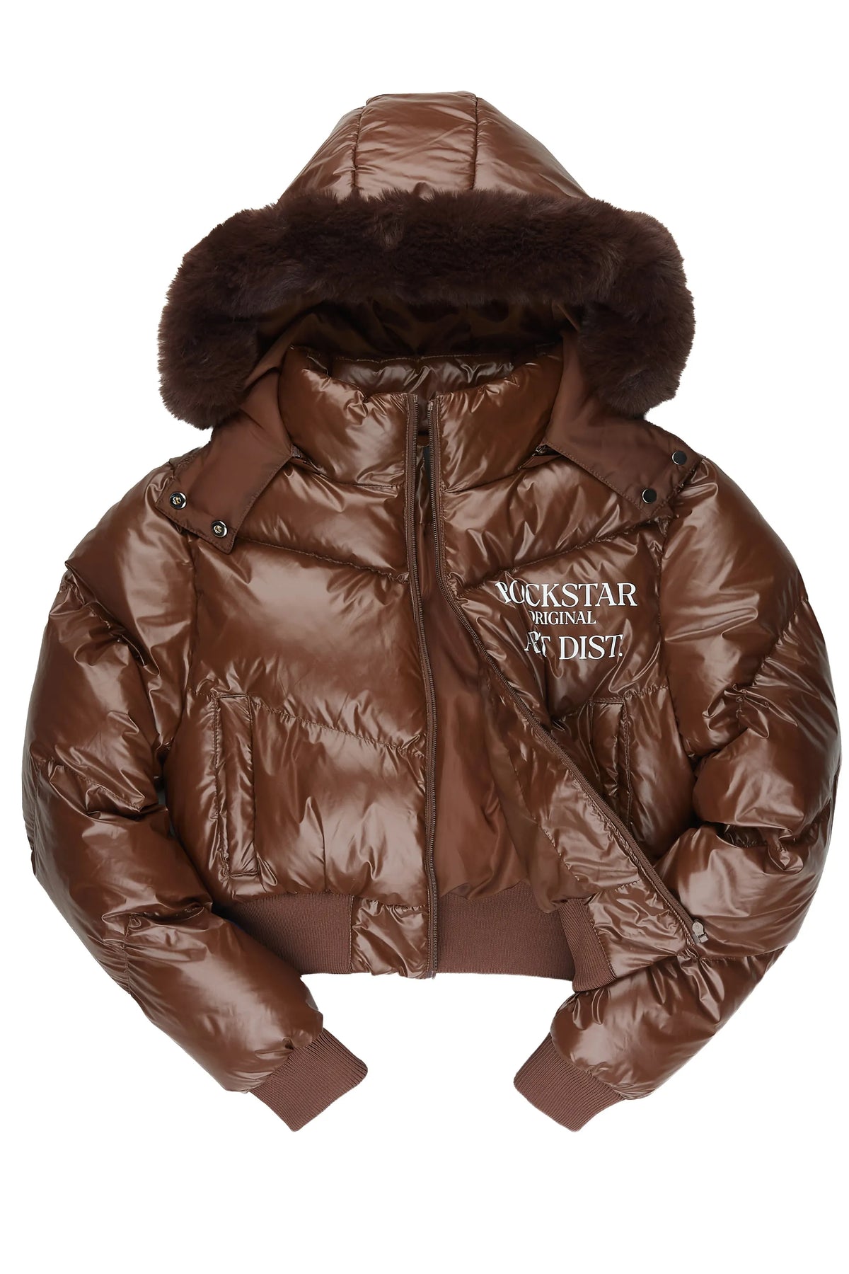 Destina Chocolate Puffer Jacket