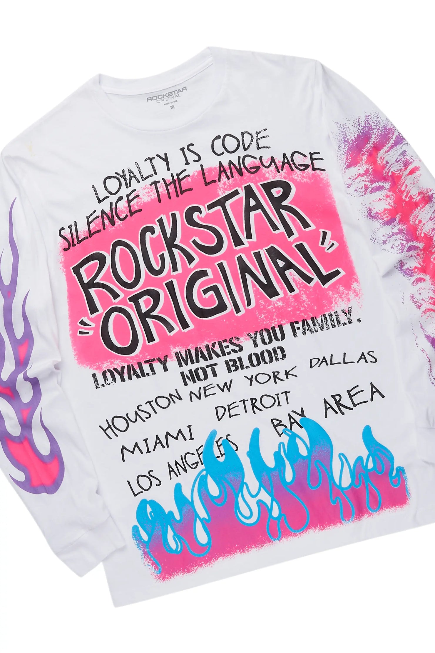 Beno White/Grey Long Sleeve T-Shirt Short Set