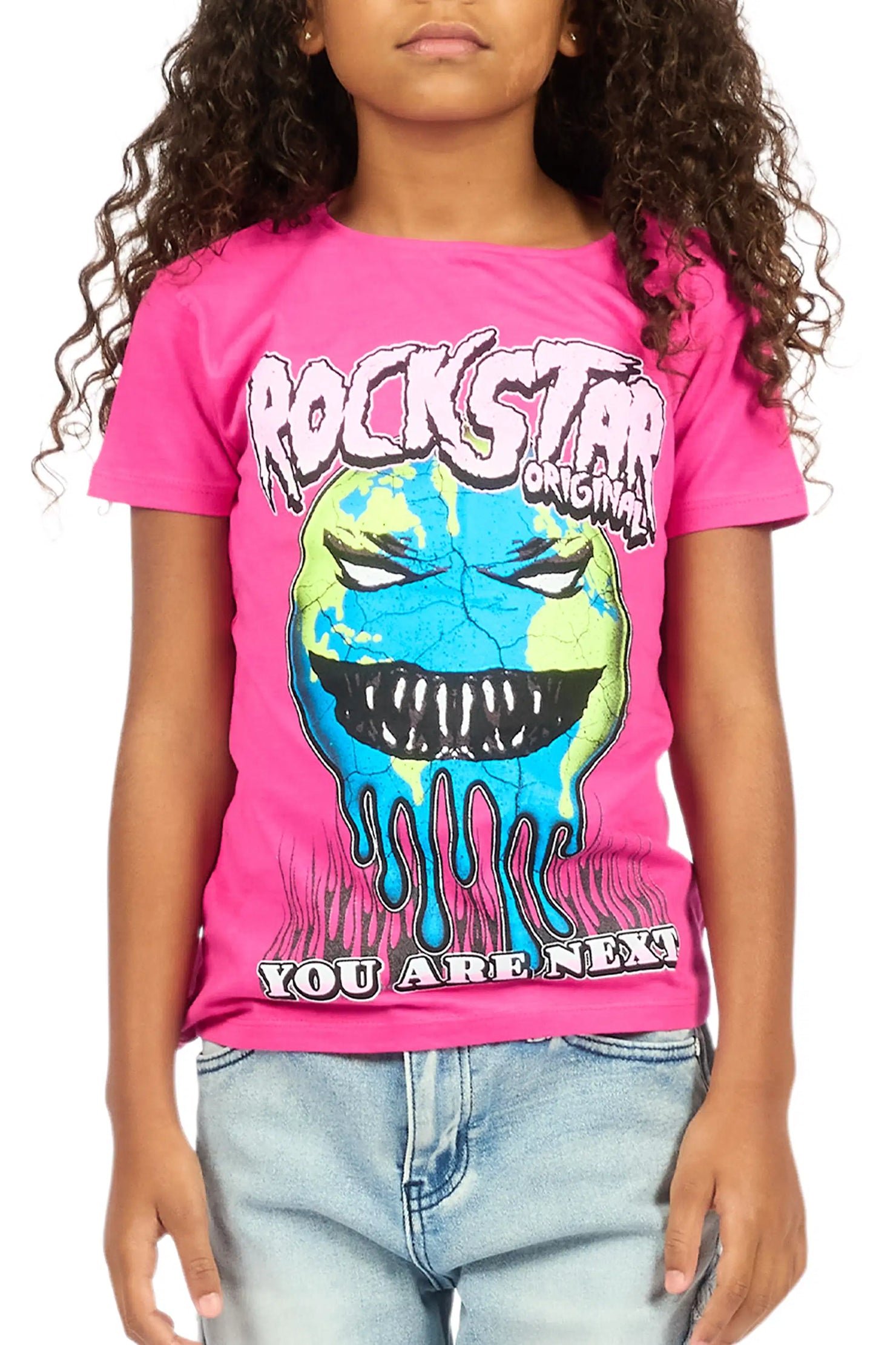 Girls Krupshin Fuchsia Graphic T-Shirt