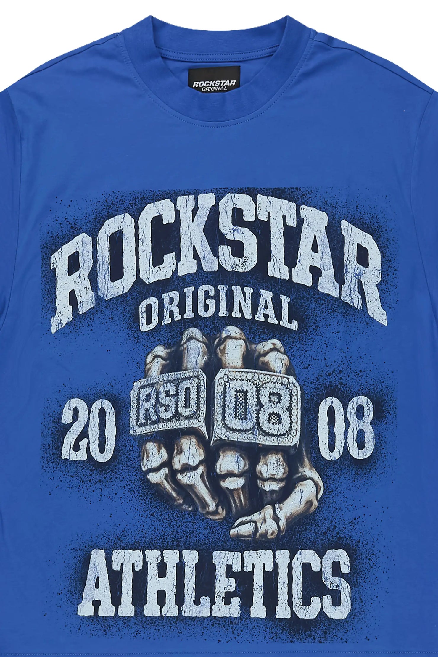 Boys Azizi Royal Blue Graphic T-Shirt