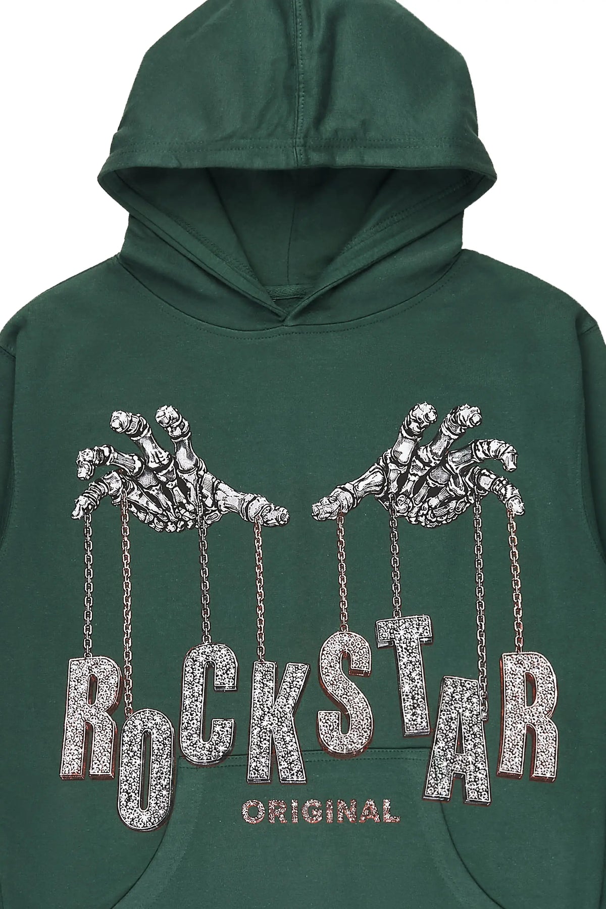 Boys Hicks Alpine Green Graphic Hoodie