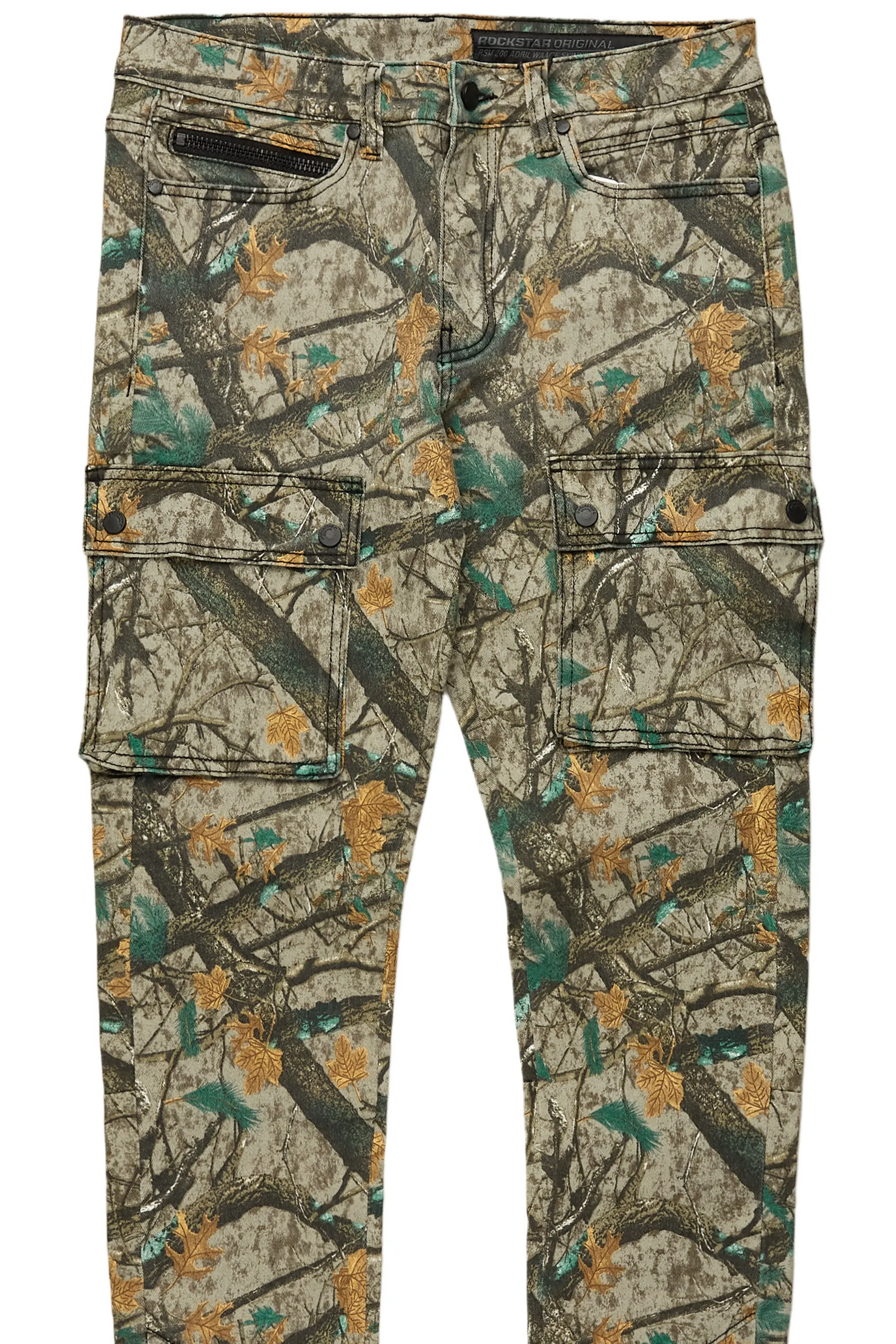 Adril Brown Tree Camo Skinny Fit Jean