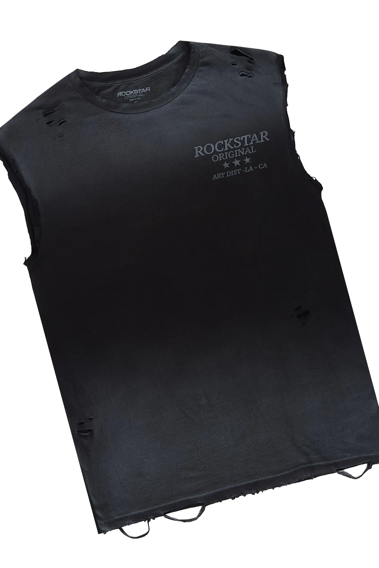 Kembi Black/ Dark Grey Oversized Graphic T-Shirt & Harlem Jean Short