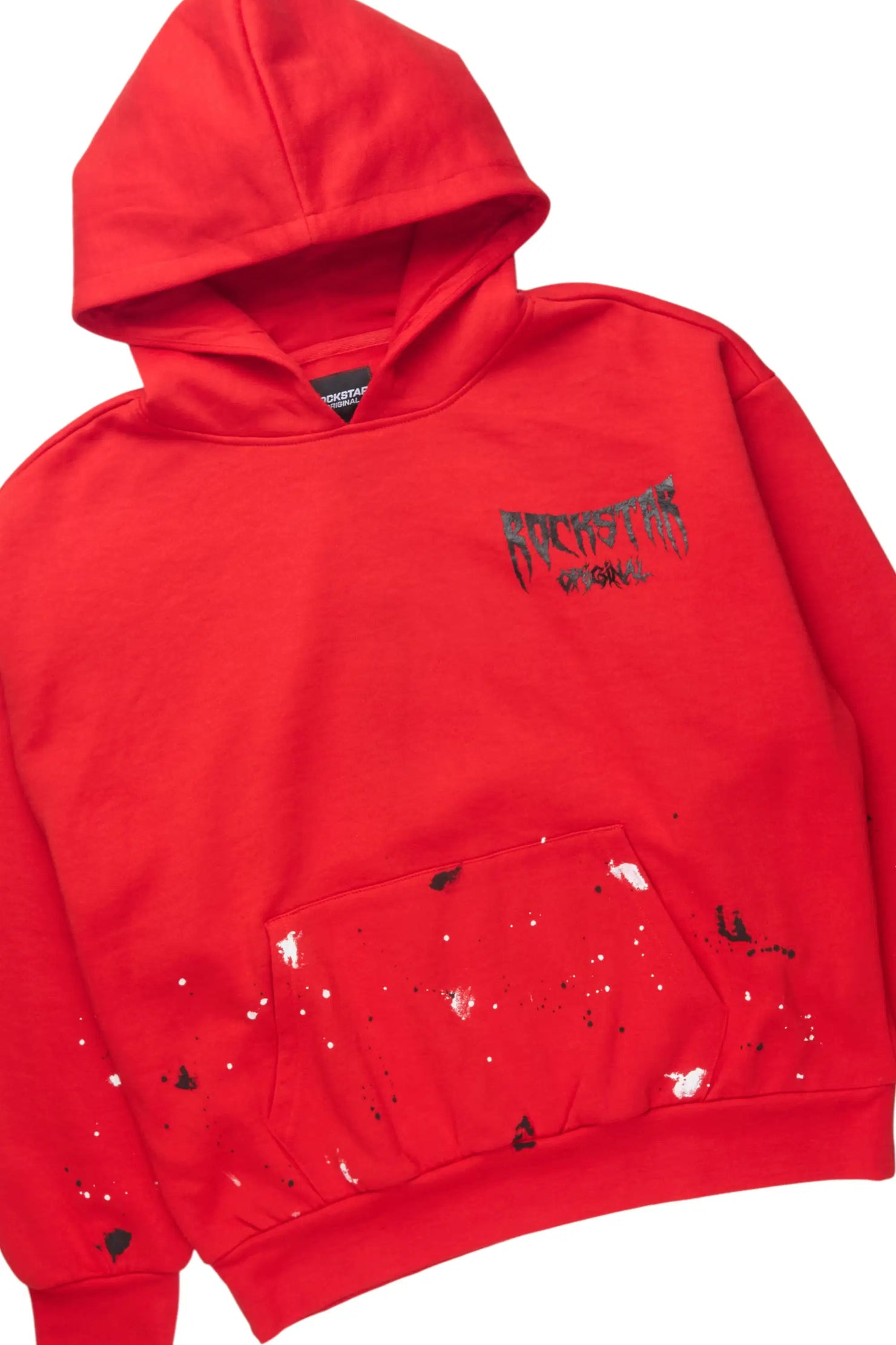 Twinkle Red/Black Hoodie Relaxed Track Set