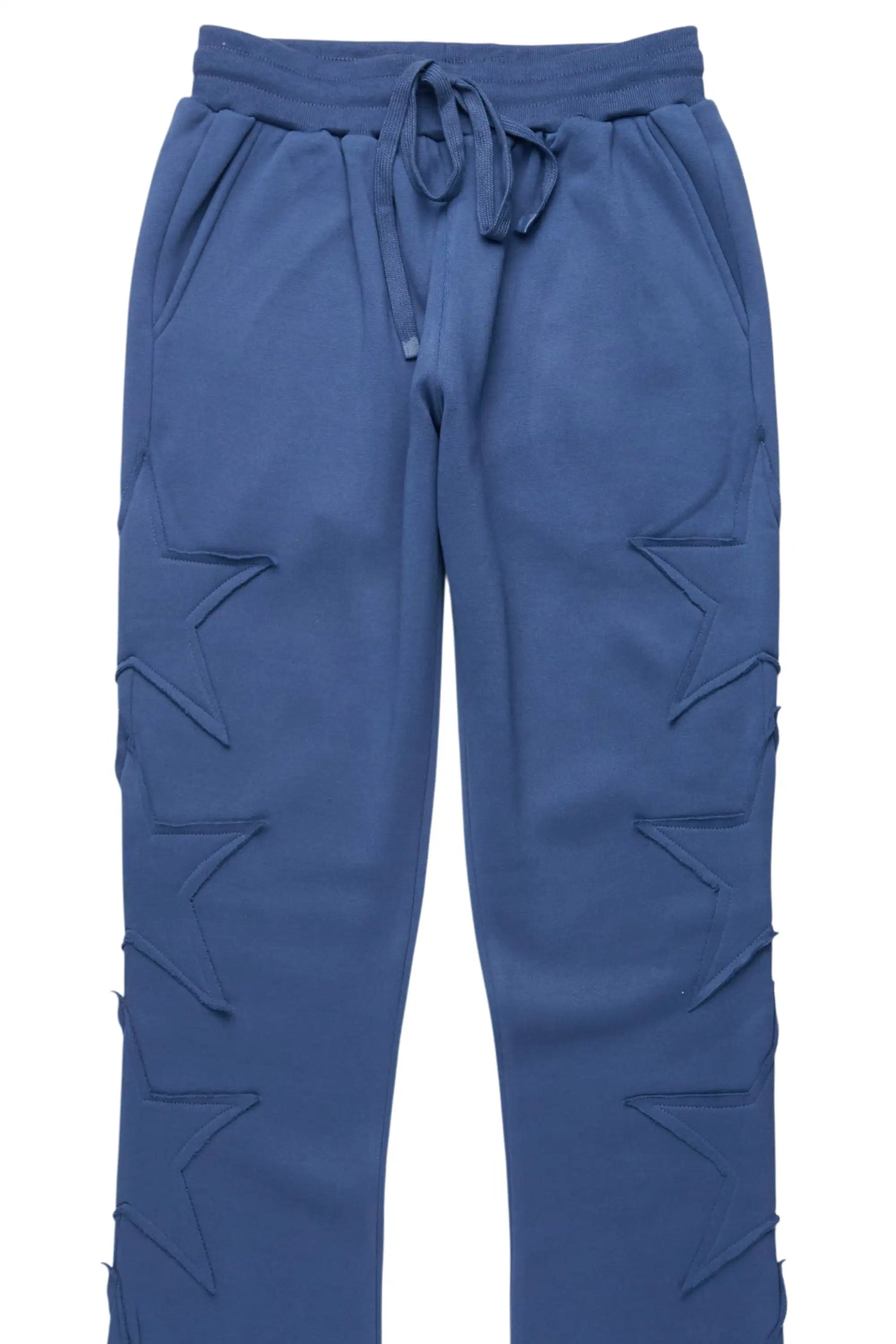 Sinayah Navy Stacked Track Pant