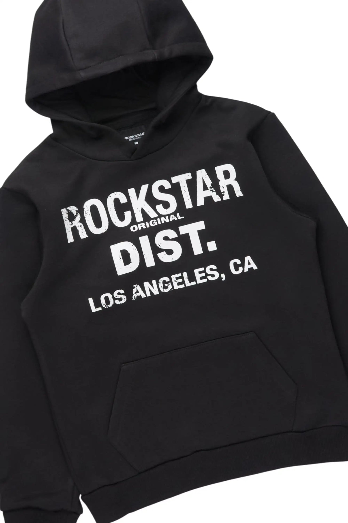 Boys Koen Black Hoodie & Lenz Black Baggy Jean Set