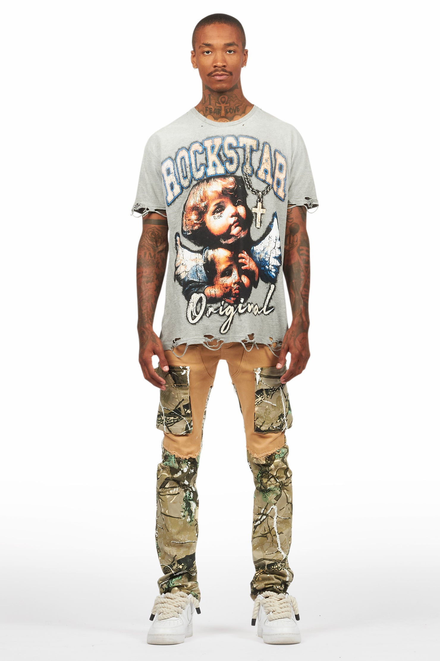 Denka Beige Slim Fit Jean