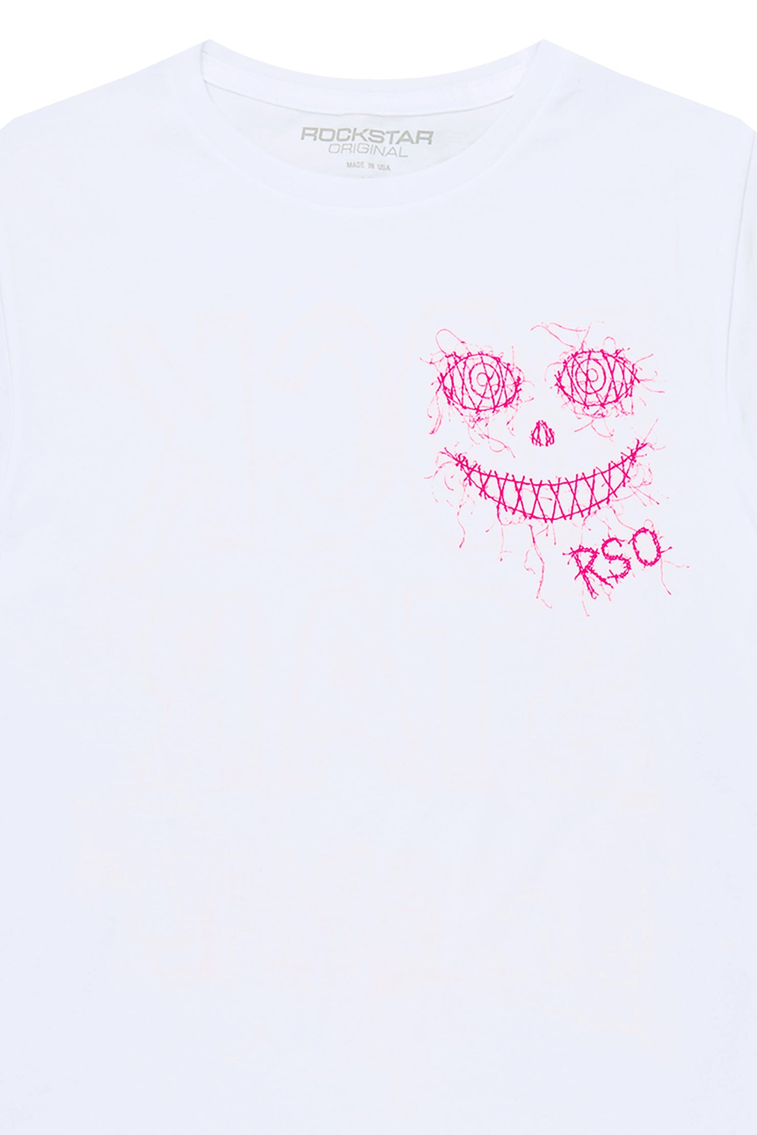 Girls Ramblina White Graphic T-Shirt