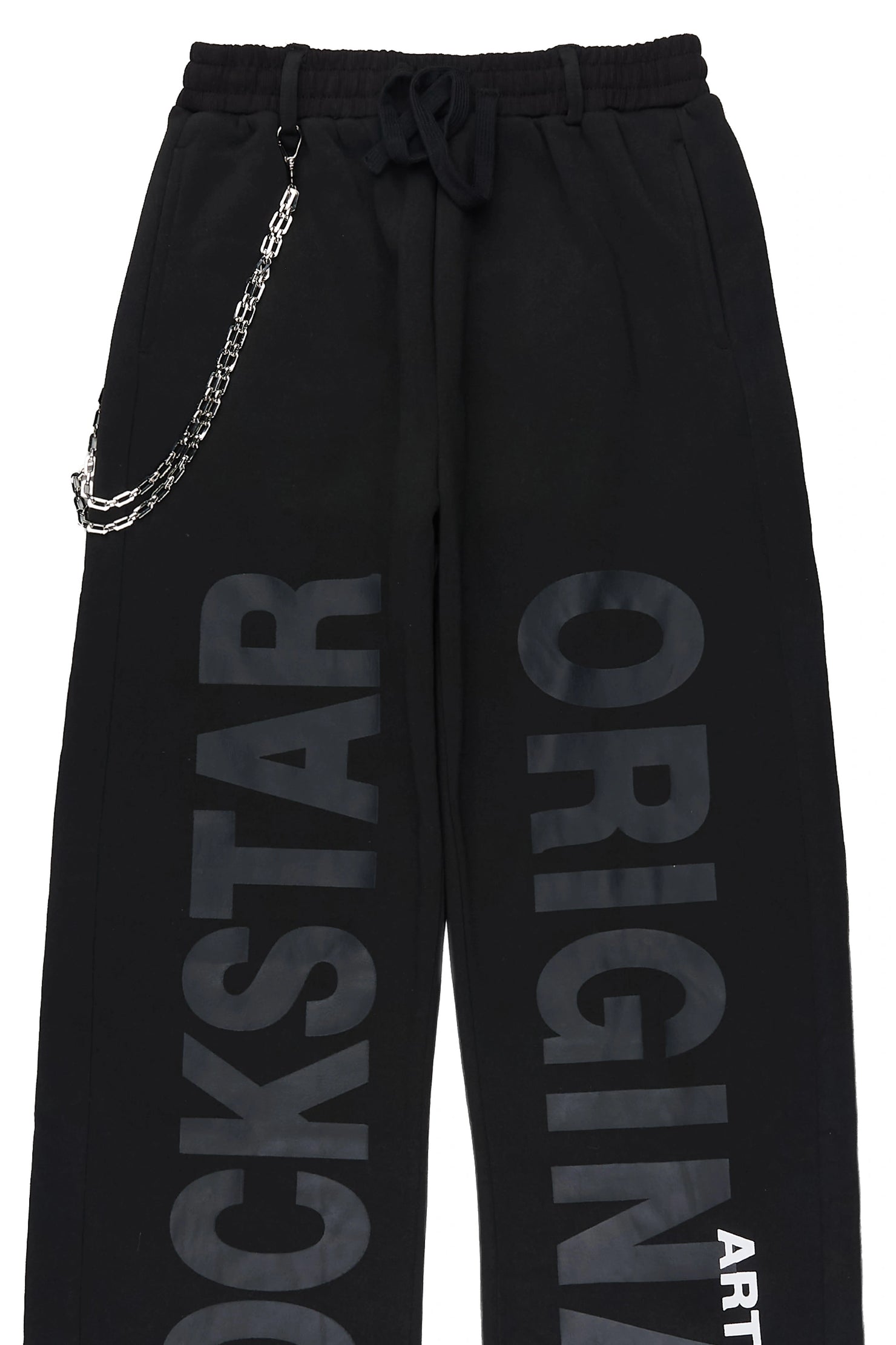 Boys Hazy Black Super Baggy Track Pant
